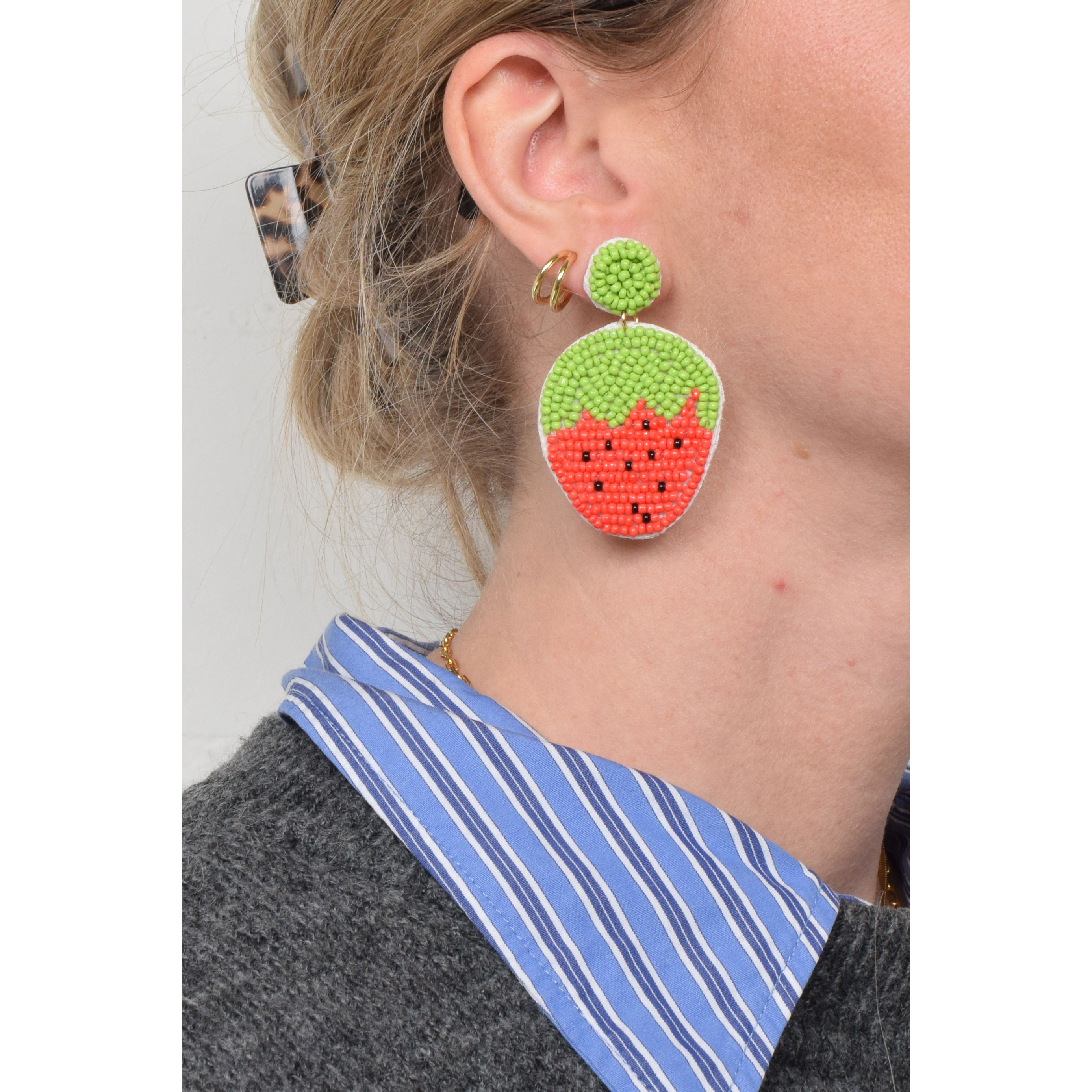 La Garçonne Bijoux Strawberry Ohrstecker