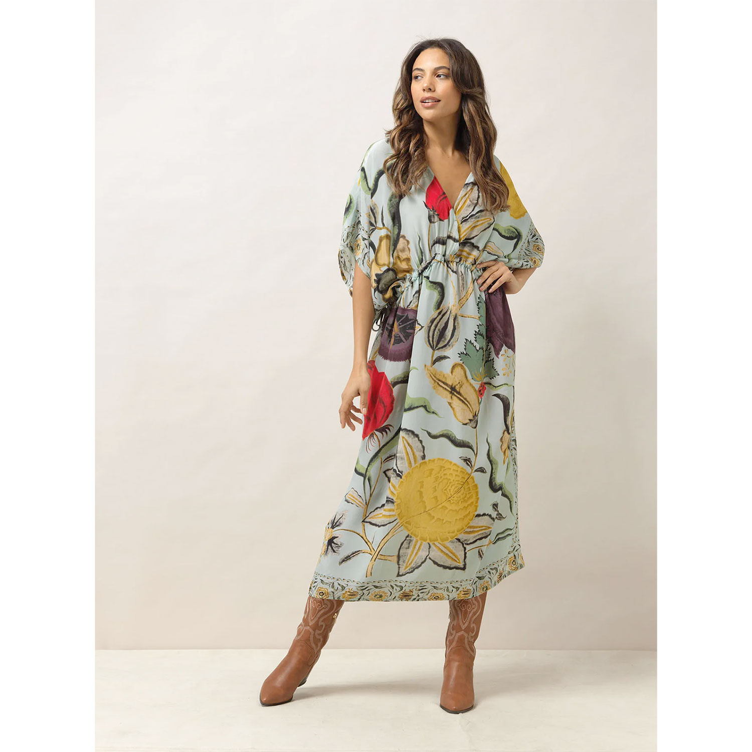 One Hundred Stars String Dress Joy Aqua