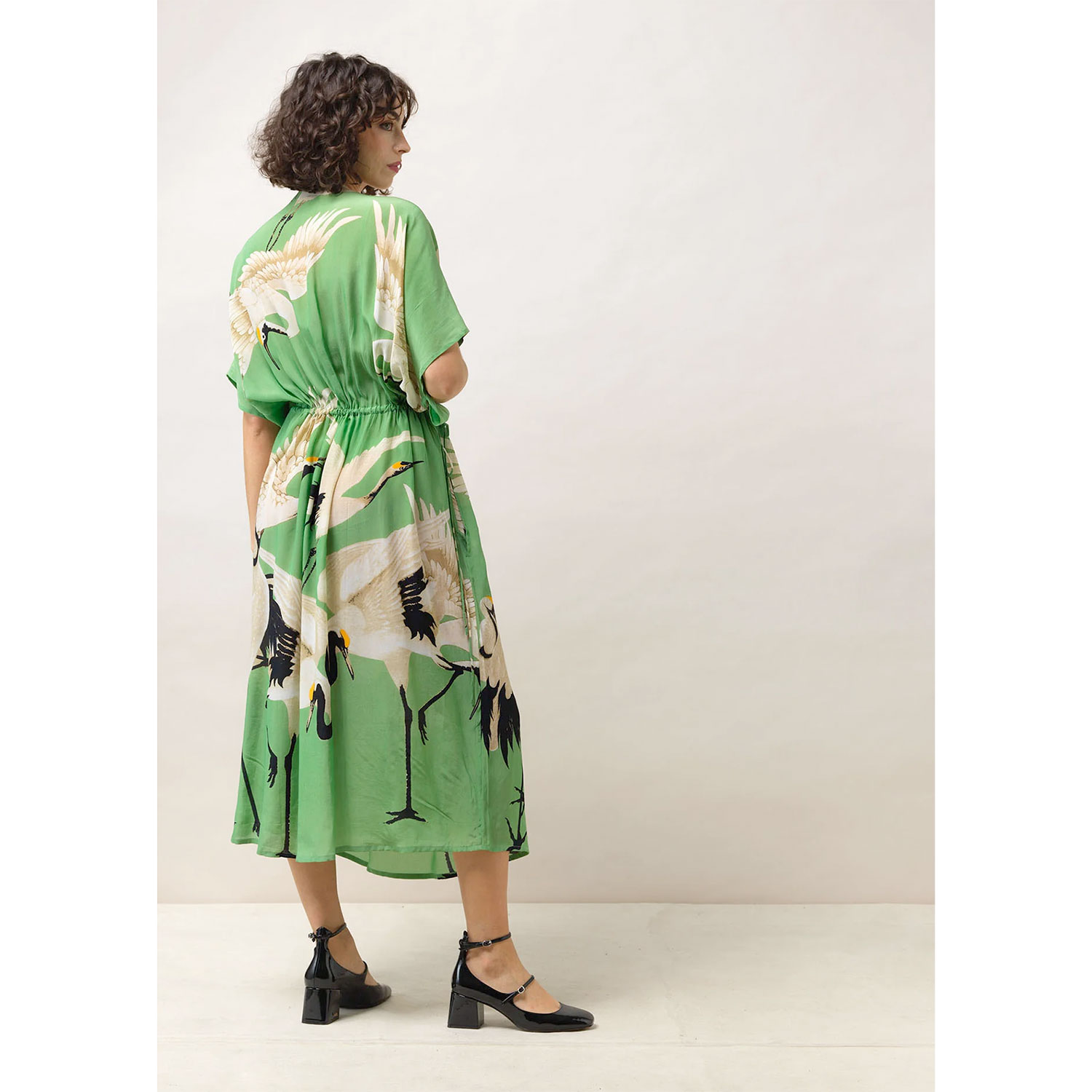 One Hundred Stars String Dress Stork Pea Green