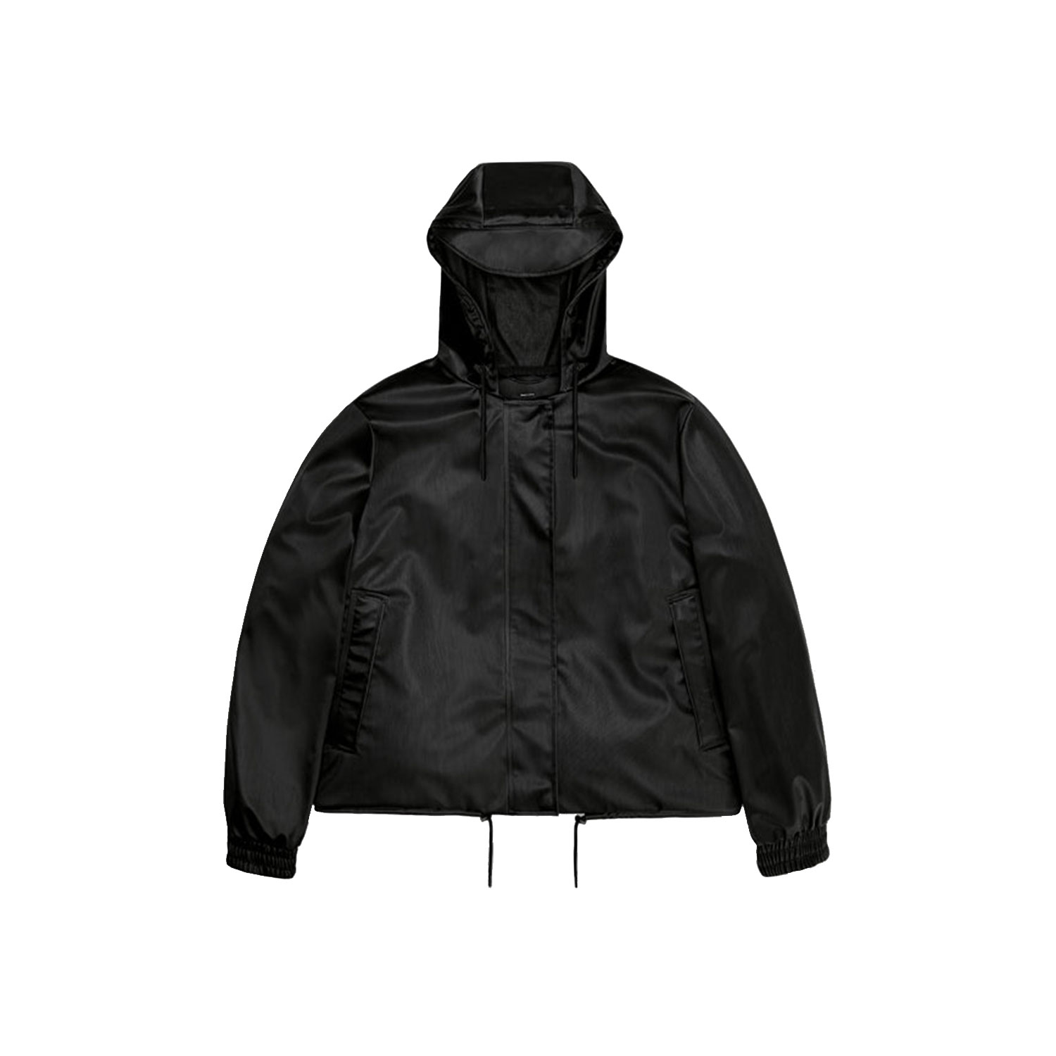 String W Jacket Regenjacke Black Grain