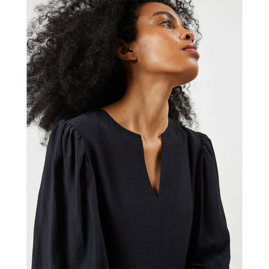 Minimum Structuria Kleid Black