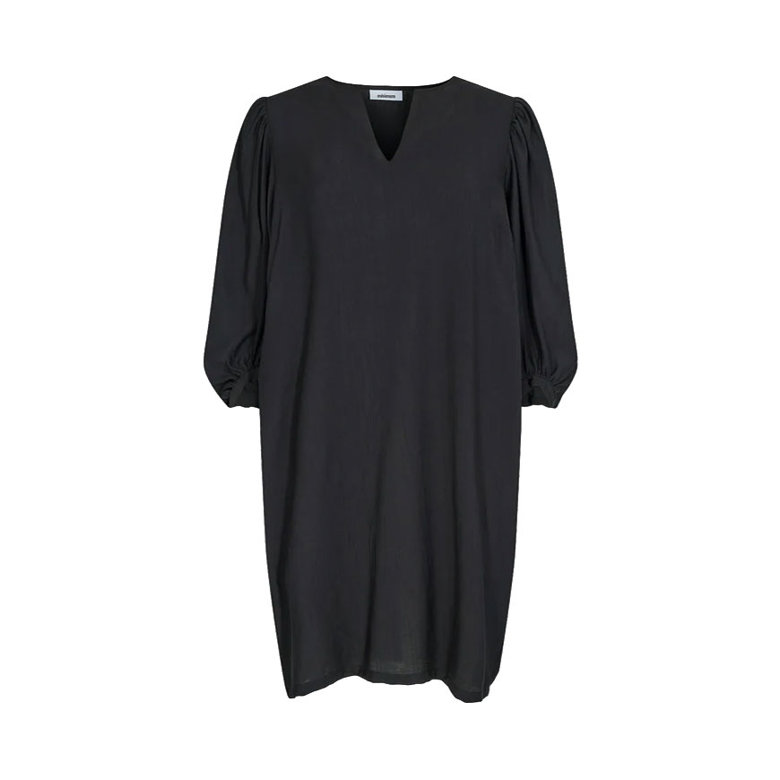 Minimum Structuria Minimum Kleid Schwarz vorne