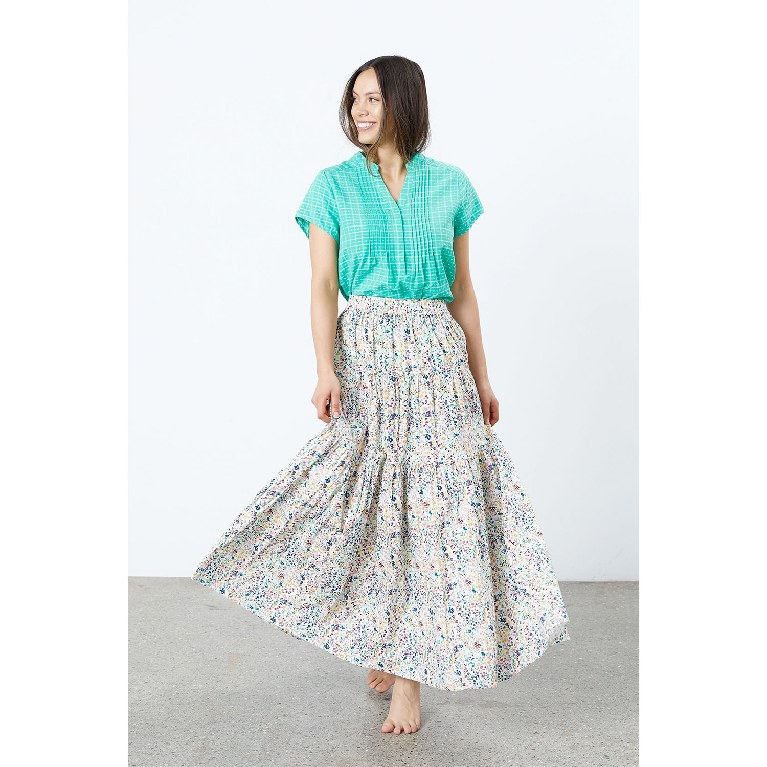 Lolly's Laundry Sunset Jupe Flower Print