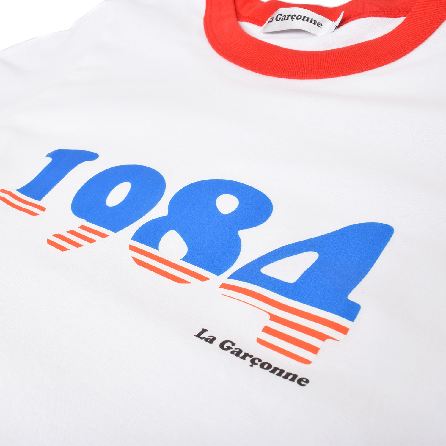 La Garçonne Vetements 1984 T-Shirt Blanc/Rouge