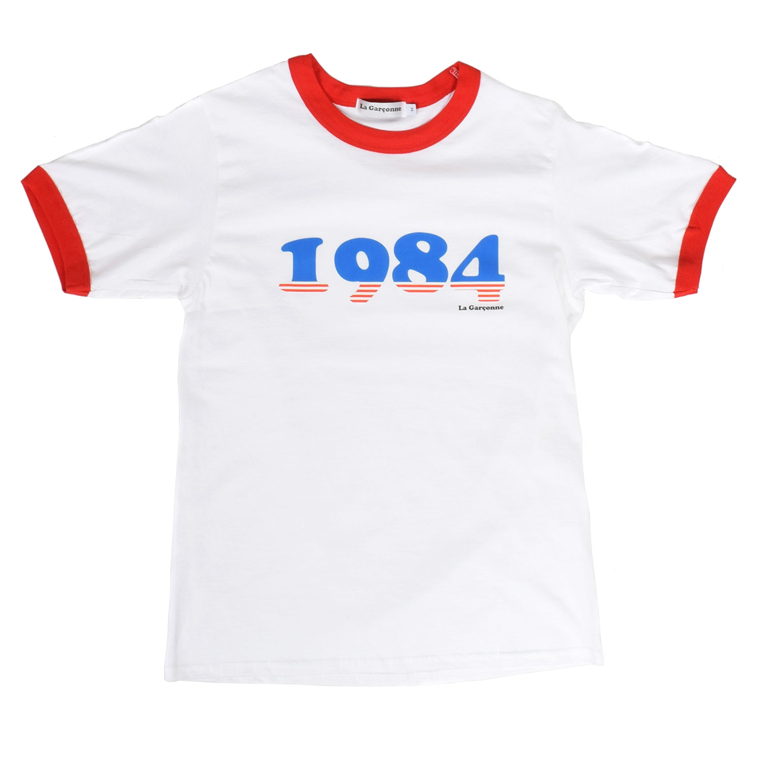 La Garçonne Vetements 1984 T-Shirt Blanc/Rouge