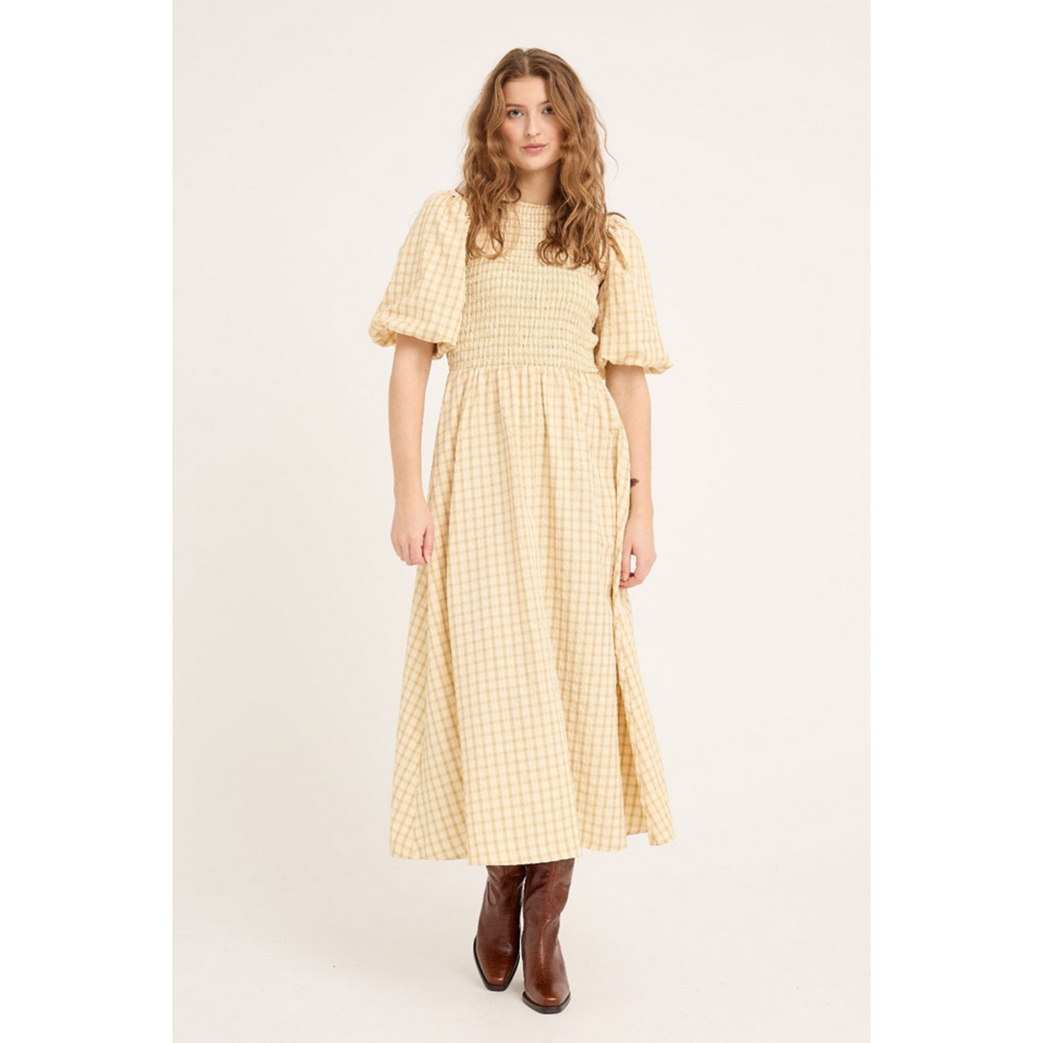 A-View Tabita Kleid Pale Yellow