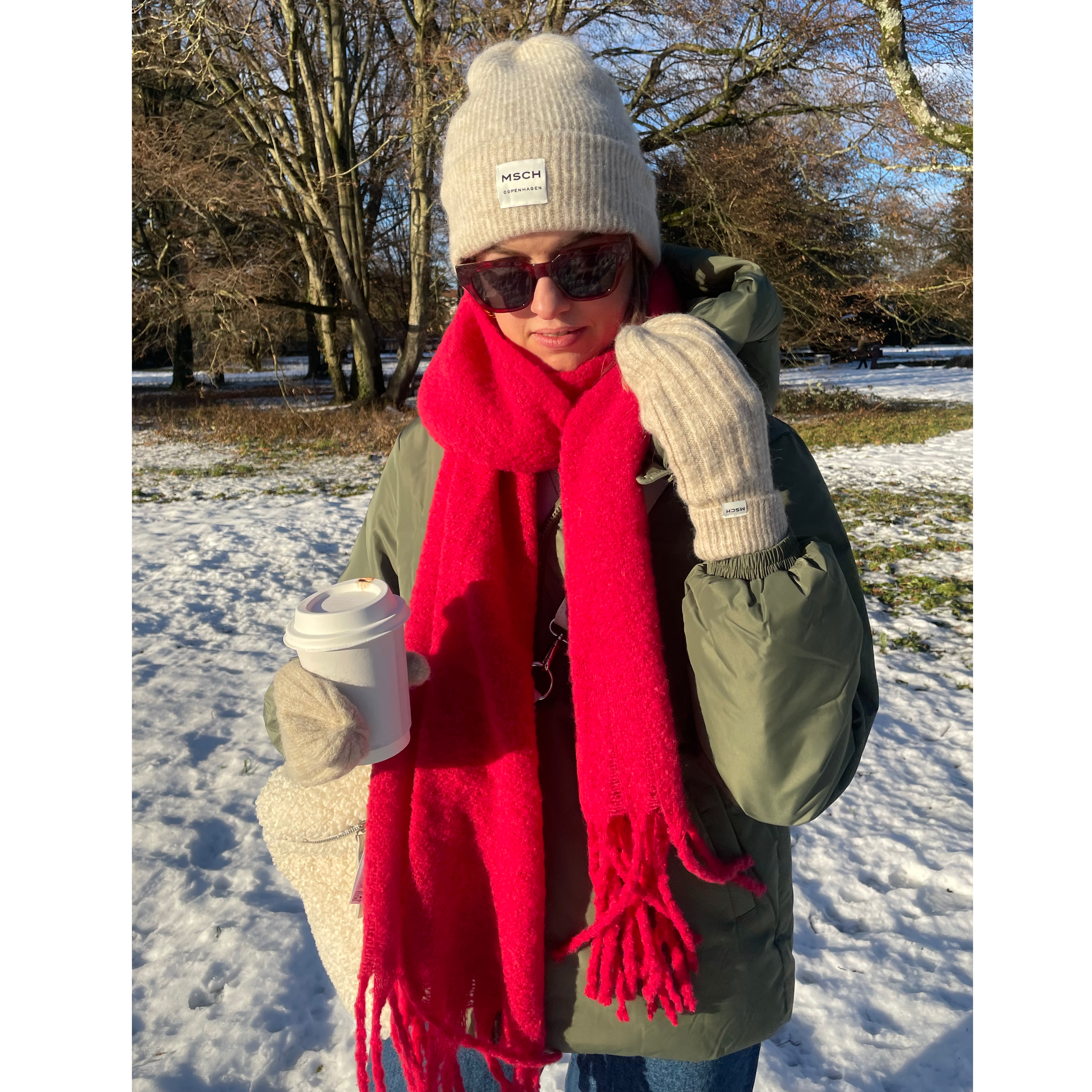 Selected Femme Tally Schal Ski Patrol