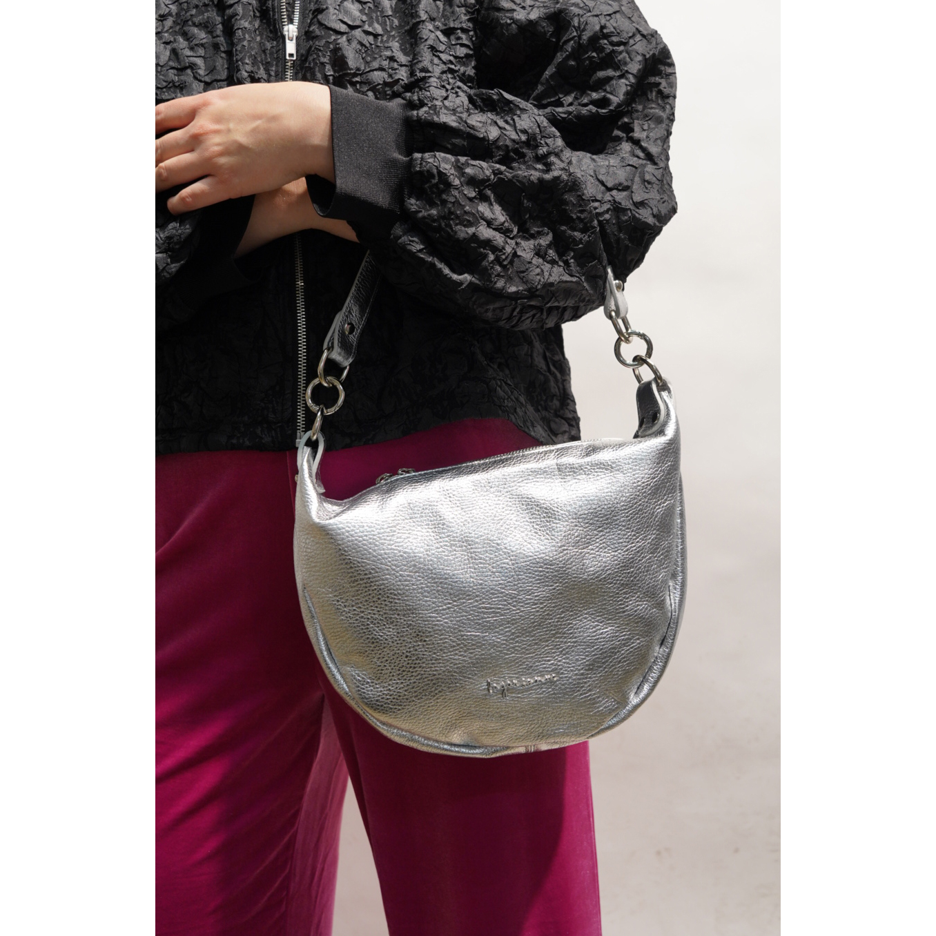 La Garçonne Accessoires Tamika Hobo Tasche Green