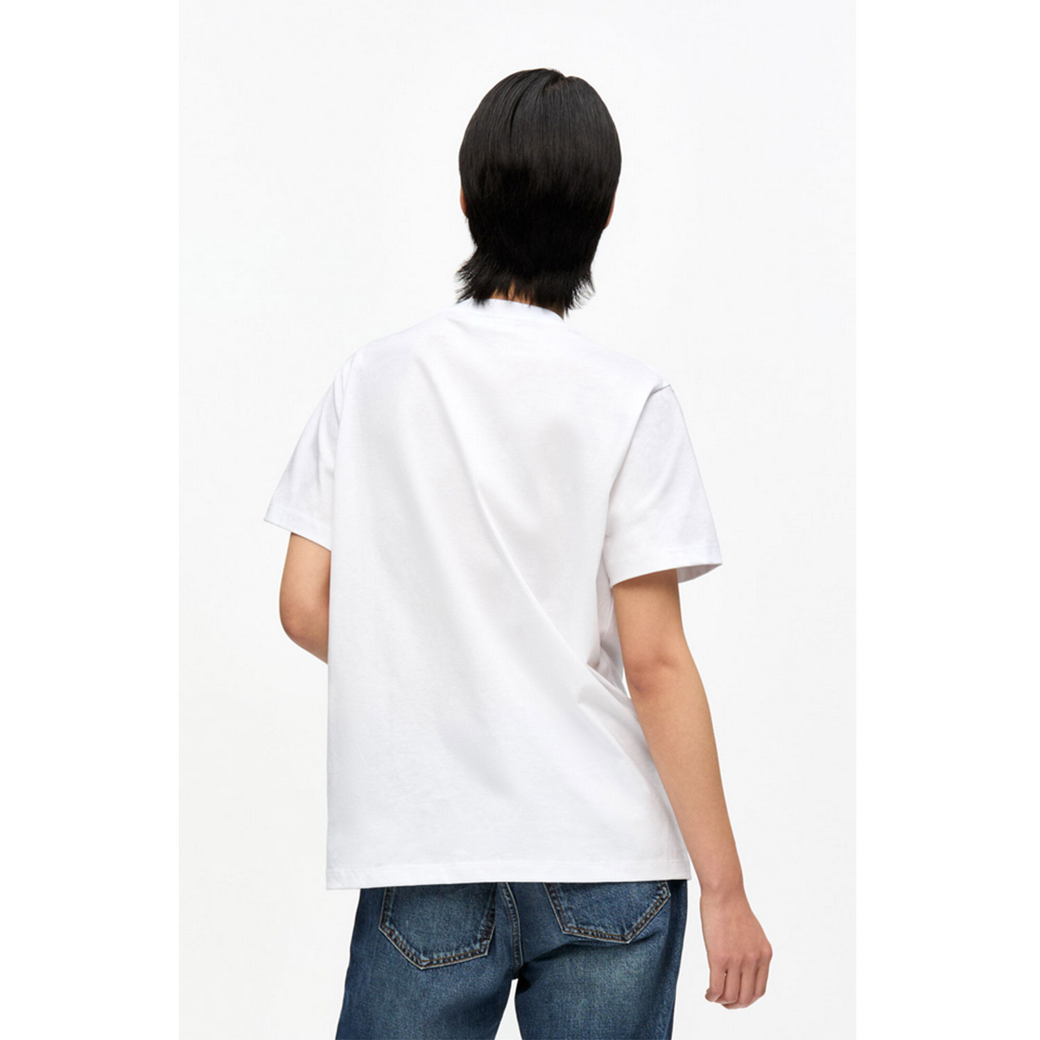 Ganni Teddy Relaxed T-Shirt Bright White