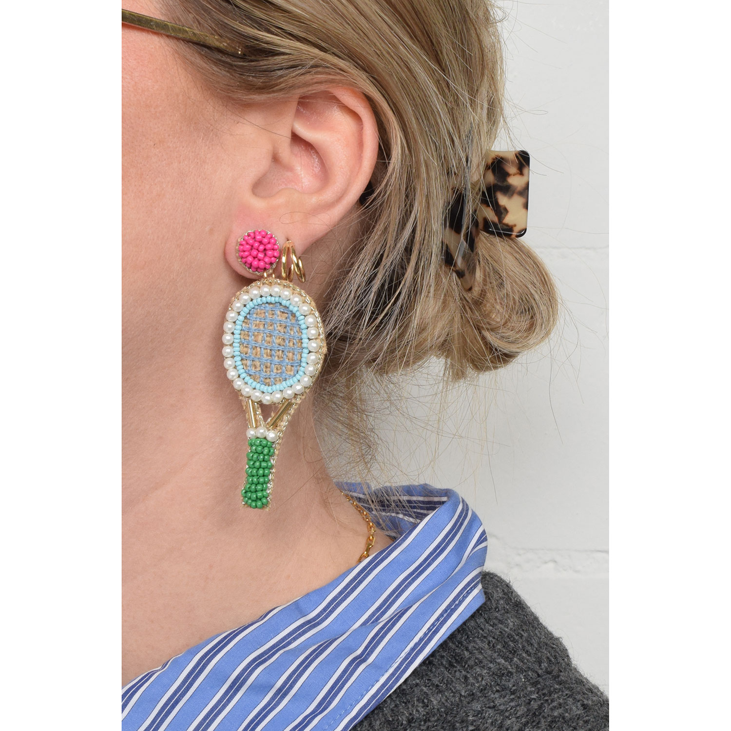 La Garçonne Bijoux Tennis Ohrstecker