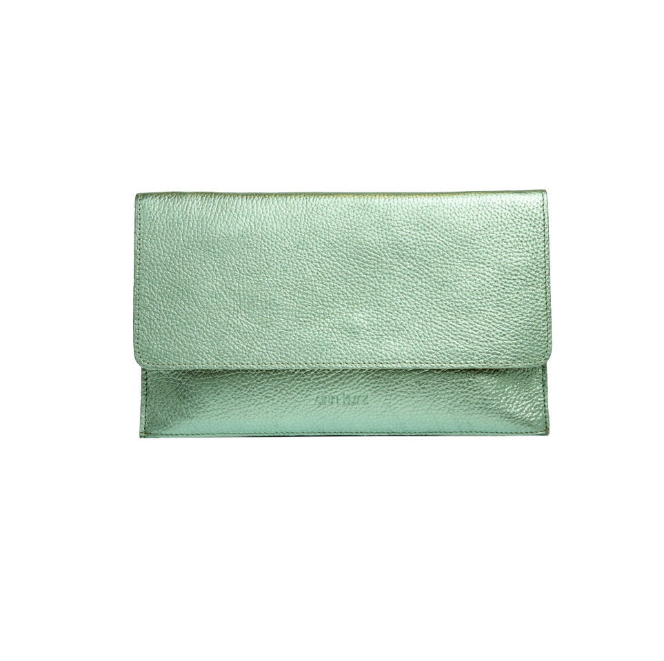 Ann Kurz Thin Clutch Metallic Provence