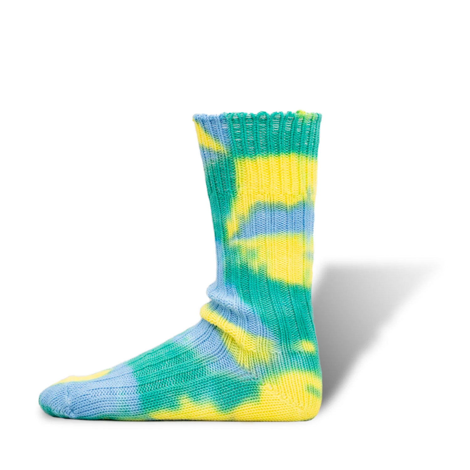 Batikmuster Socken Green