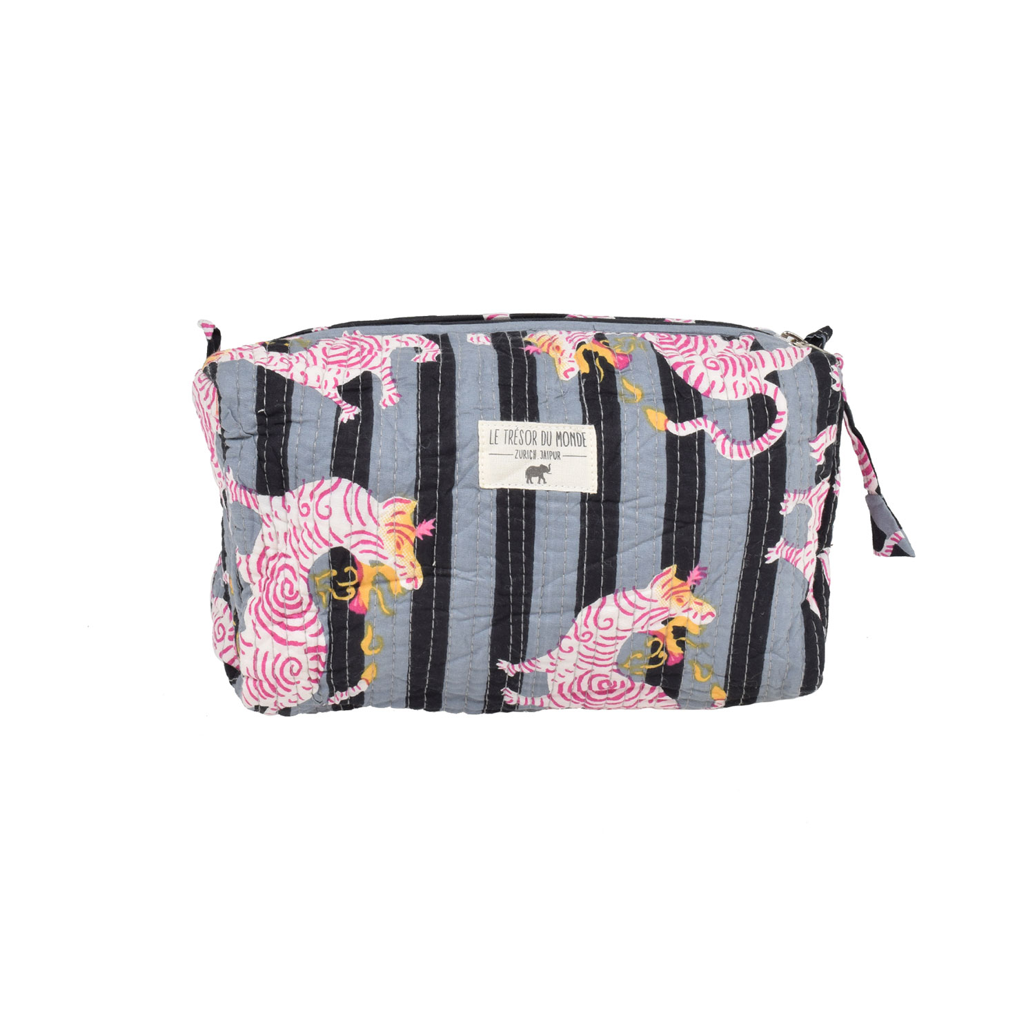 Tiger Medium Necessaire Grey Stripes