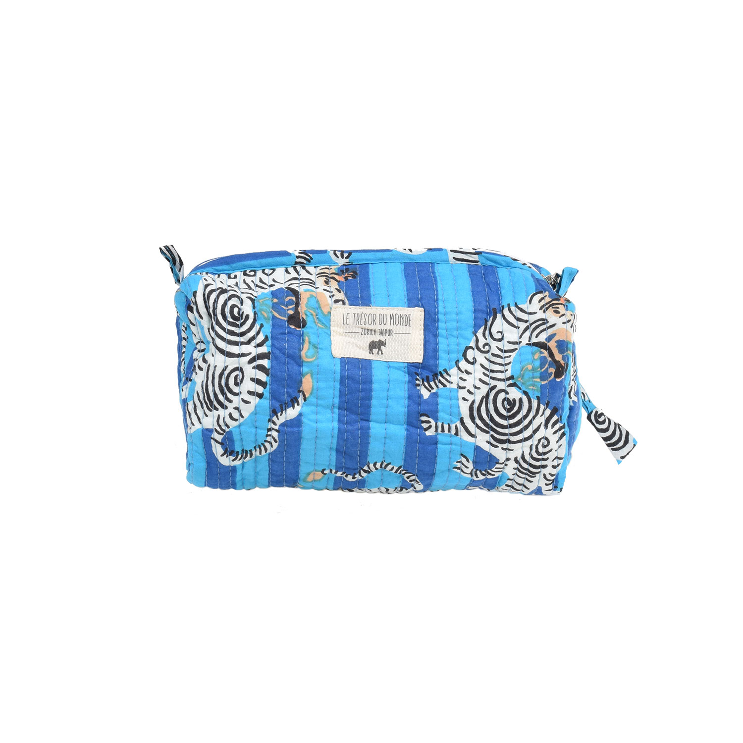 Le Trésor Du Monde Tiger Small Necessaire Royal Stripe