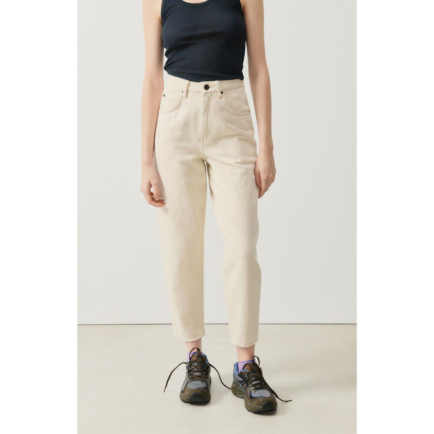 American Vintage Tineborow Jeanshose Ecru