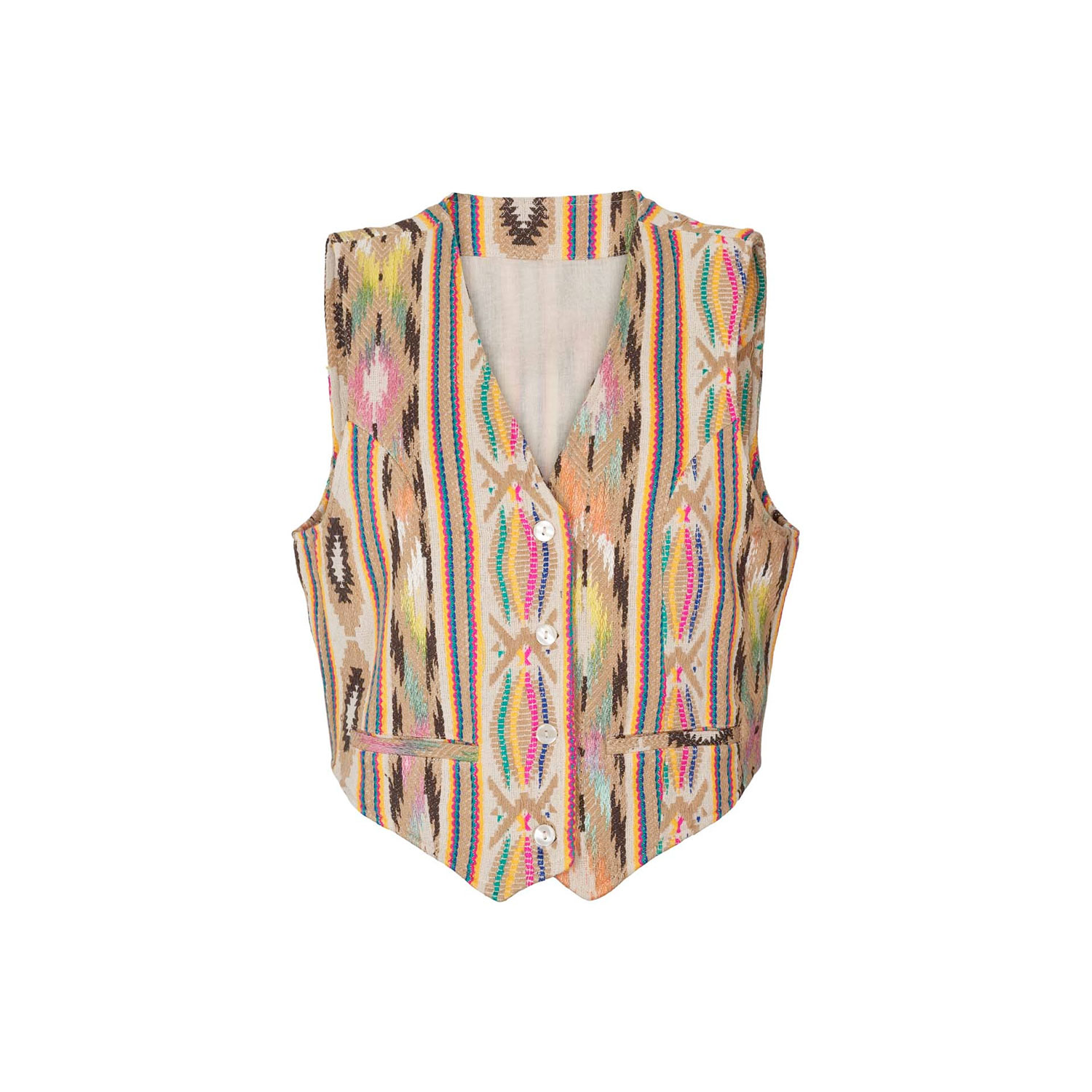 Lolly's Laundry Torino Lollys Laundry Gilet Bunt vorne