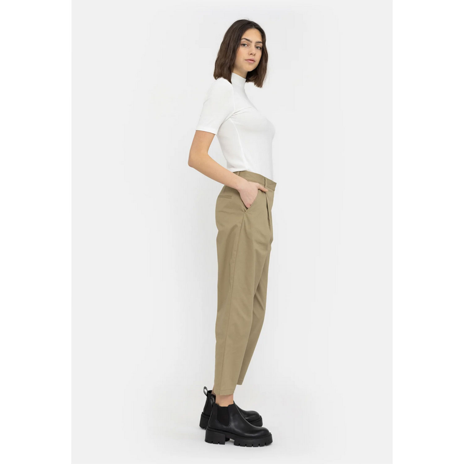 Soft Rebels Tricia Soft Rebels Hose Beige Model seite