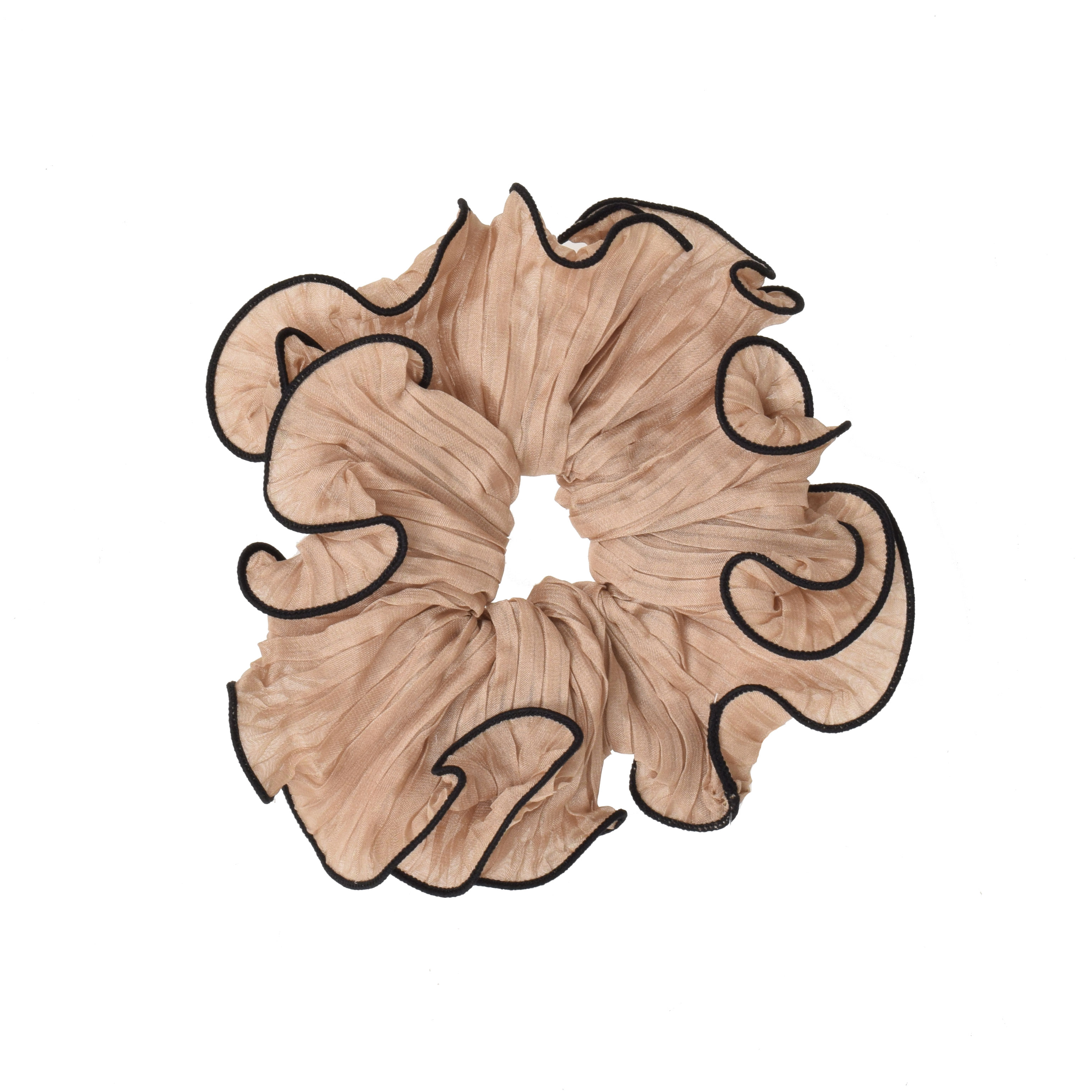 J'adore Tulle Scrunchie Beige