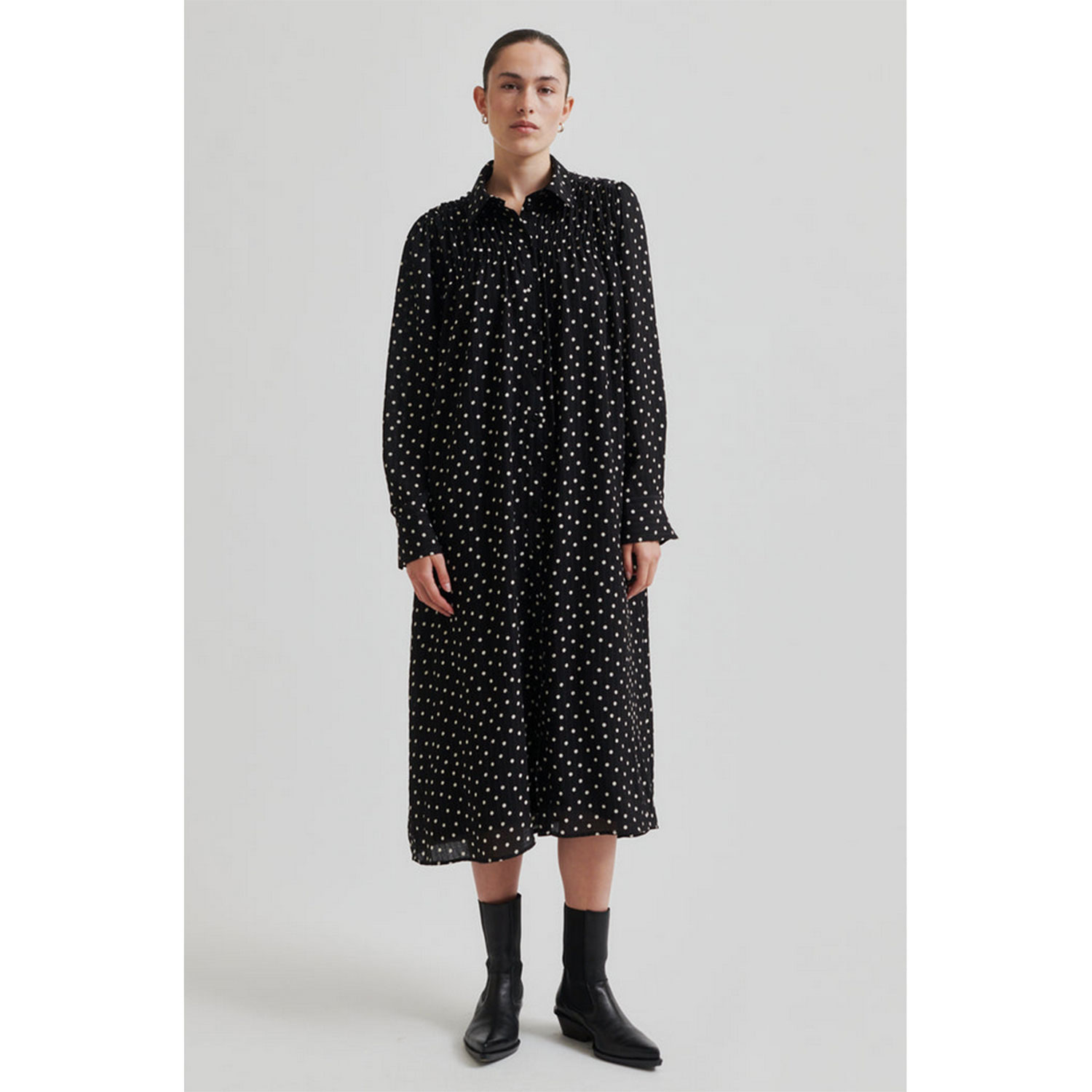 Second Female Tuva Kleid Black