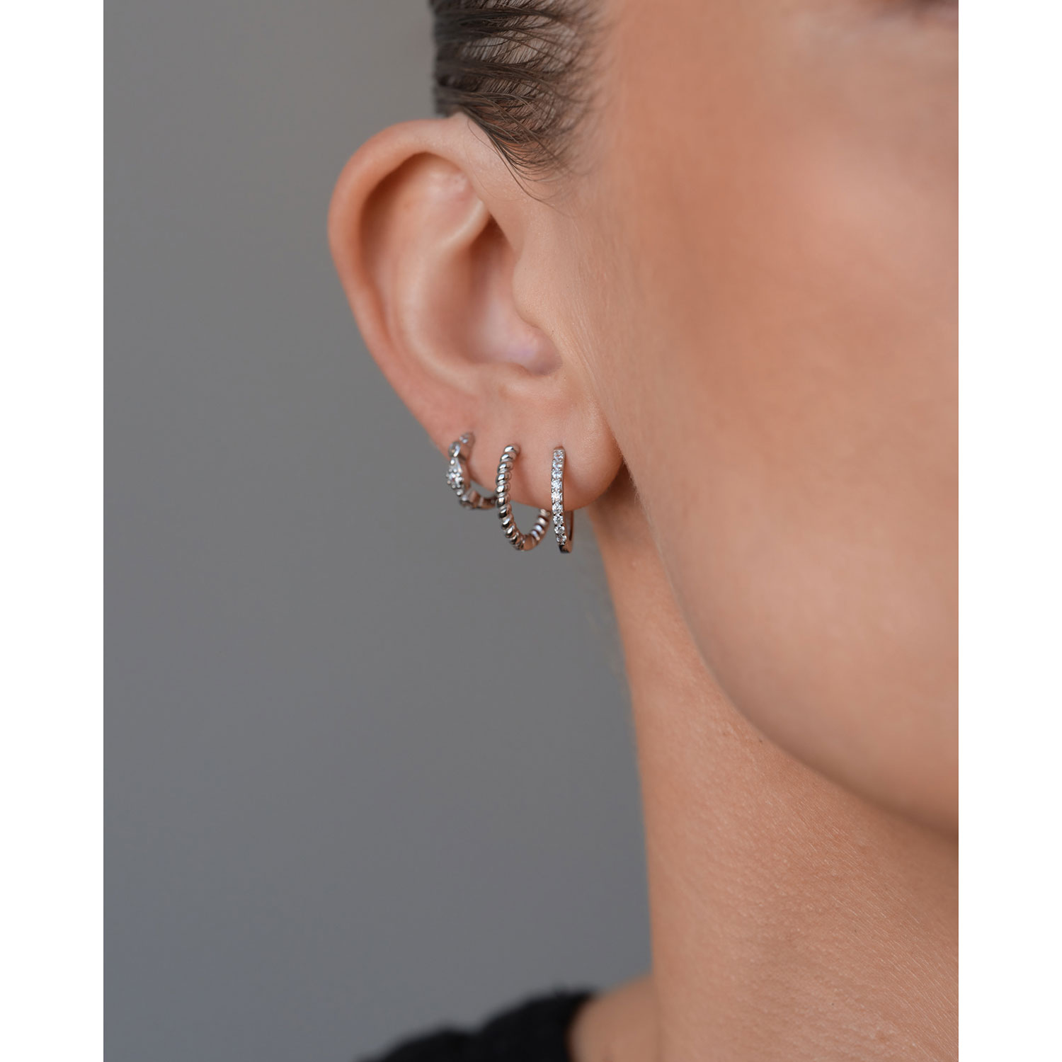 Philippa Studios Twisted Hoops Philippa Studios Ohrringe Silber Model