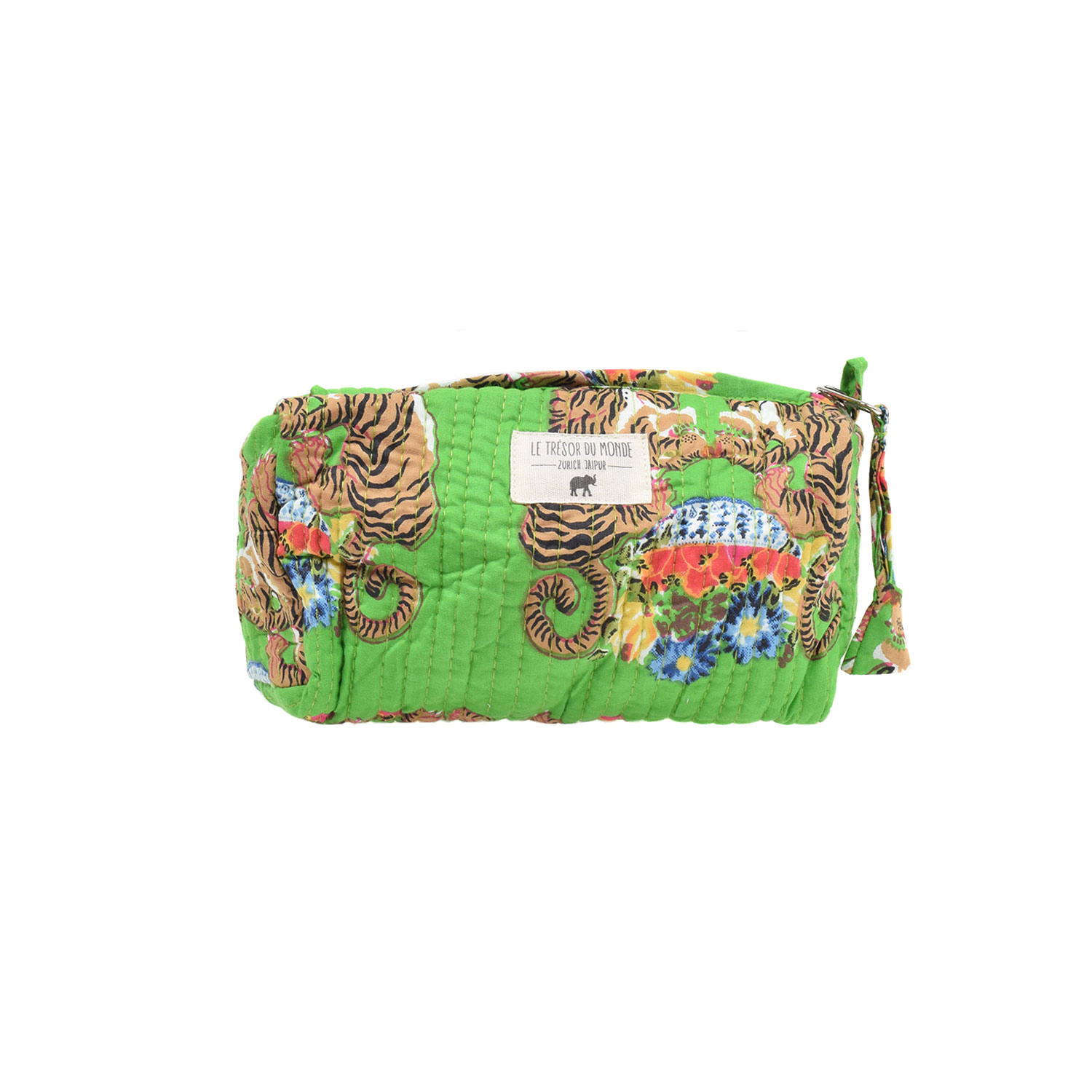 Le Trésor Du Monde Twoo Tigers Small Necessaire Grün