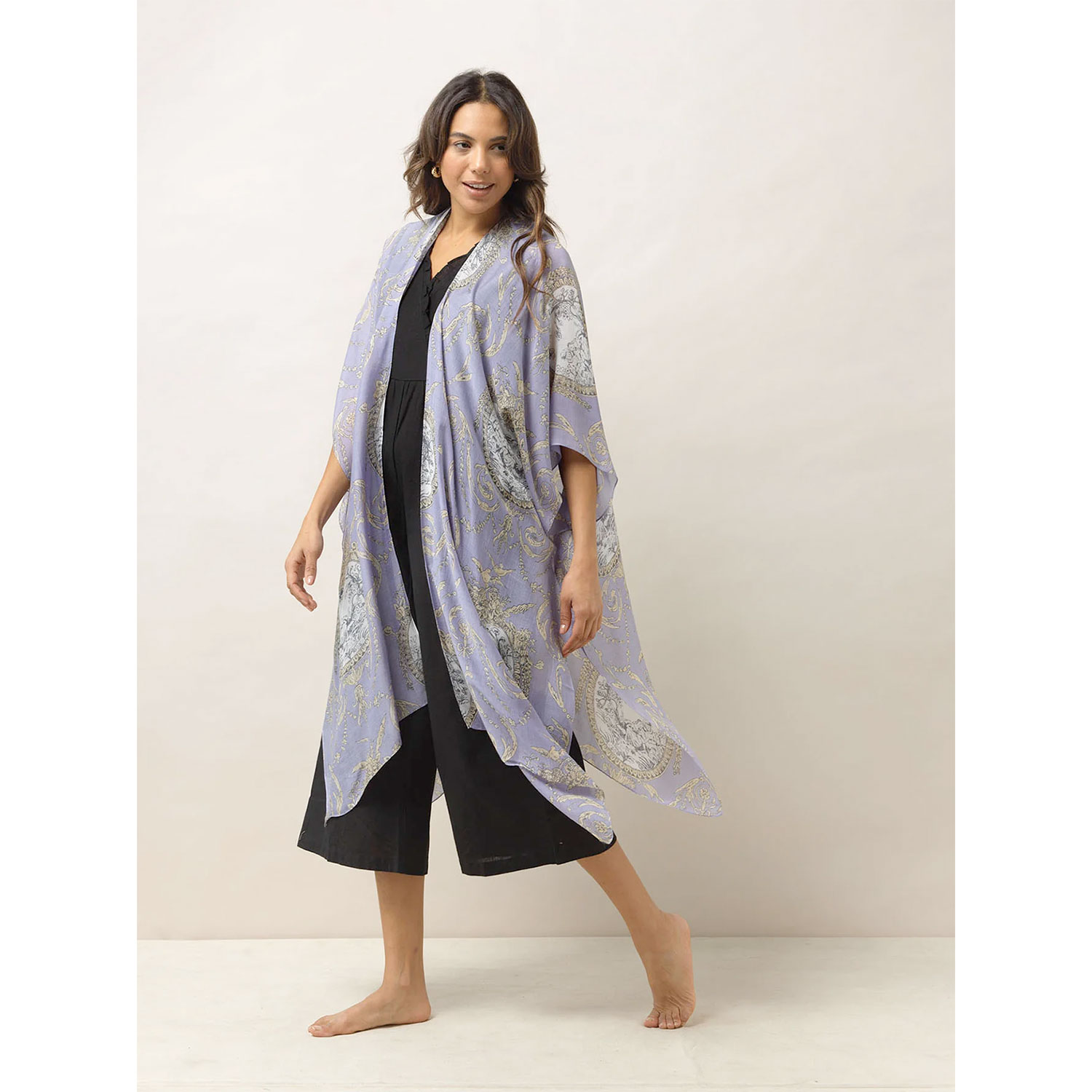 One Hundred Stars Throwover Valentine Lilac