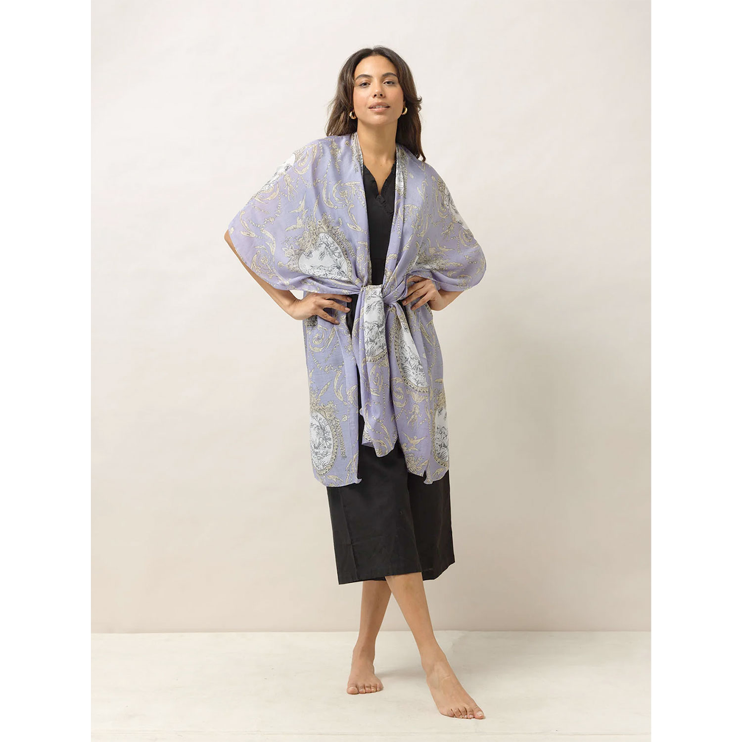 One Hundred Stars Throwover Valentine Lilac