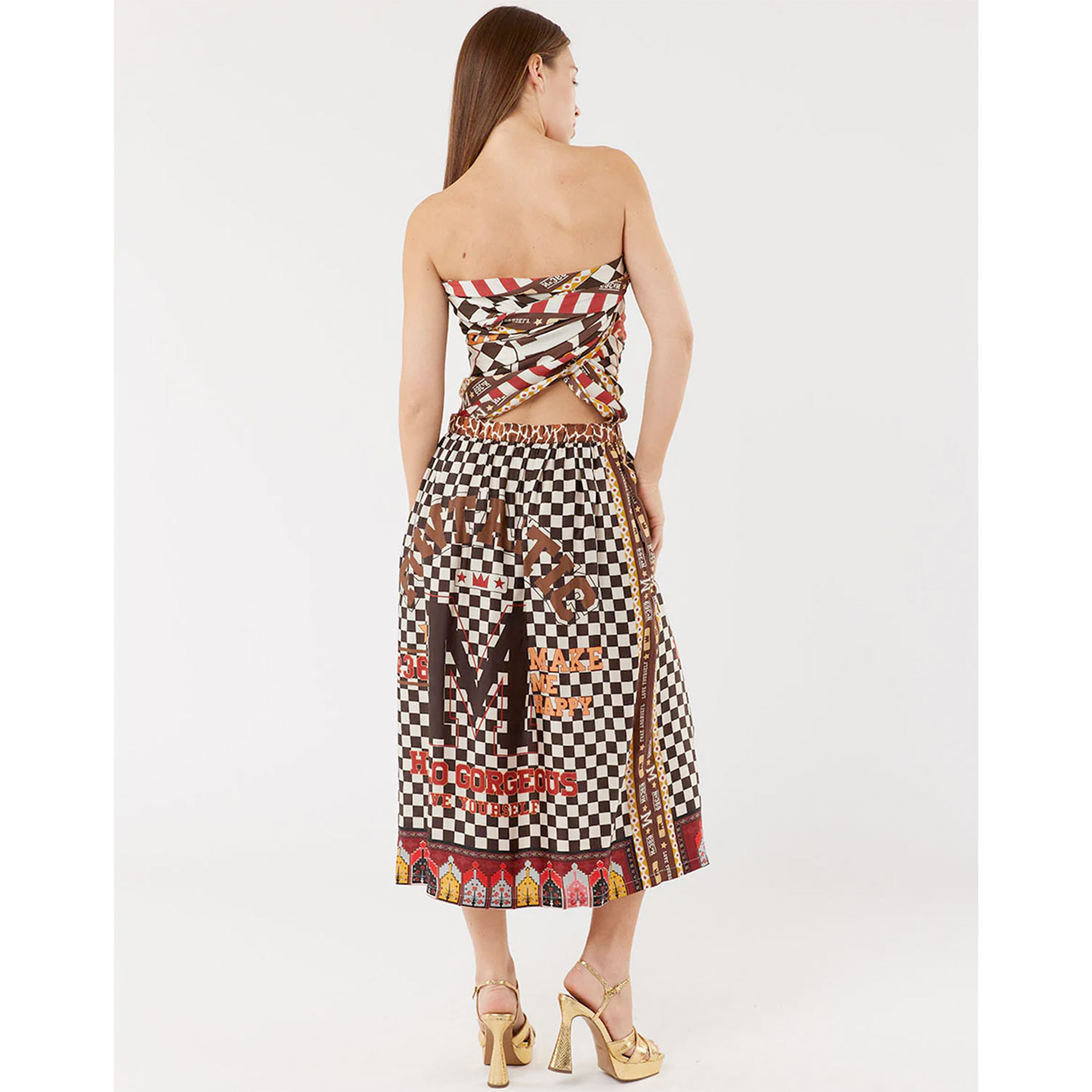 Me369 Vanessa Jupe Chocolate