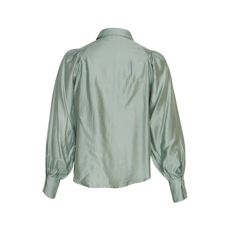MSCH Copenhagen Varsha Romina Bluse Green Milieu