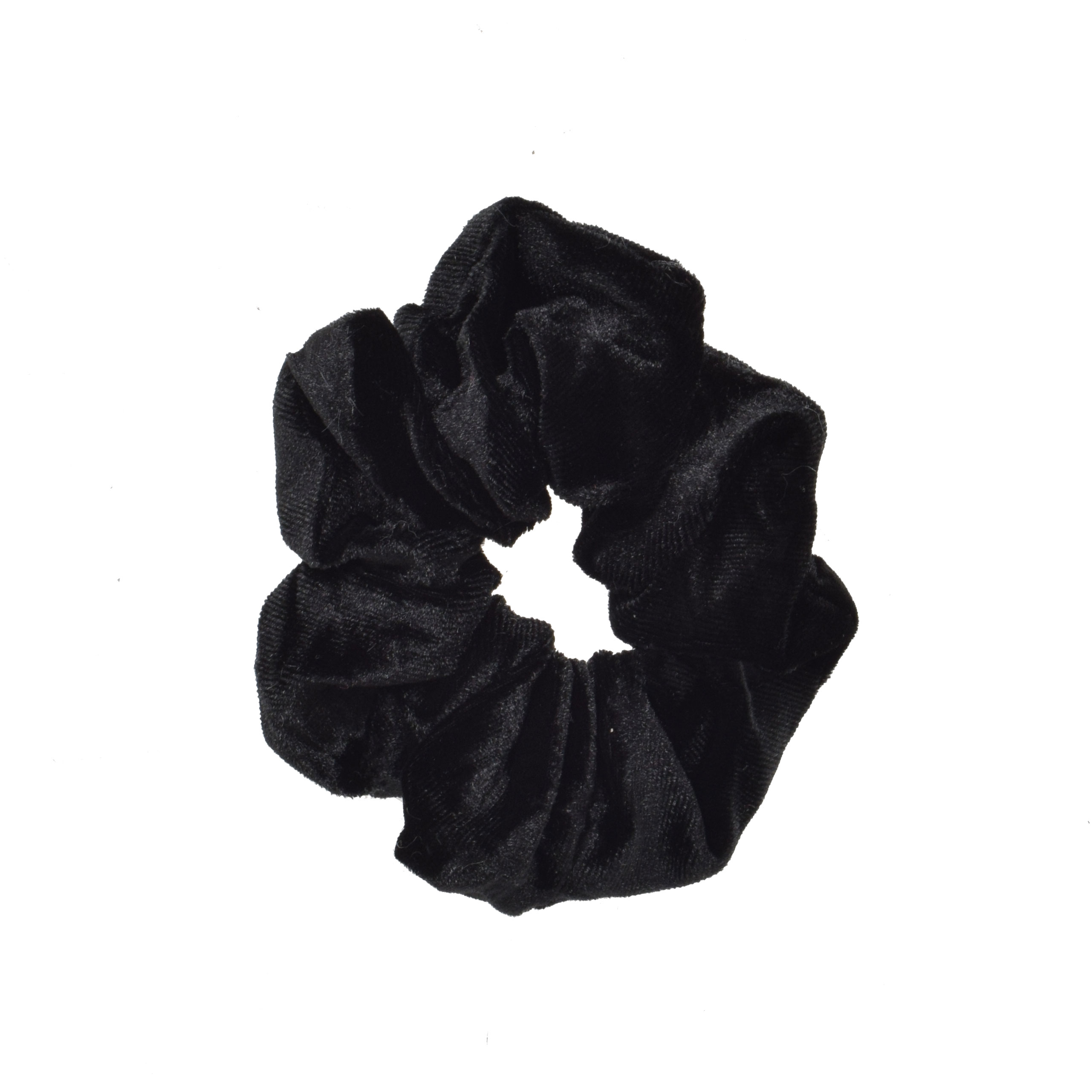 J'adore Velvet Scrunchie in Schwarz von J'adore vorne