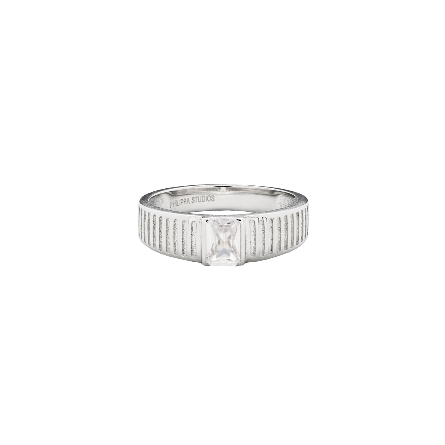 Philippa Studios Vera Ring White Silber