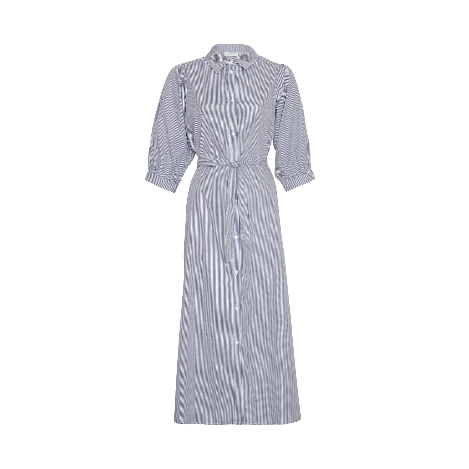 MSCH Copenhagen Vibeka Kleid Marine Stripe