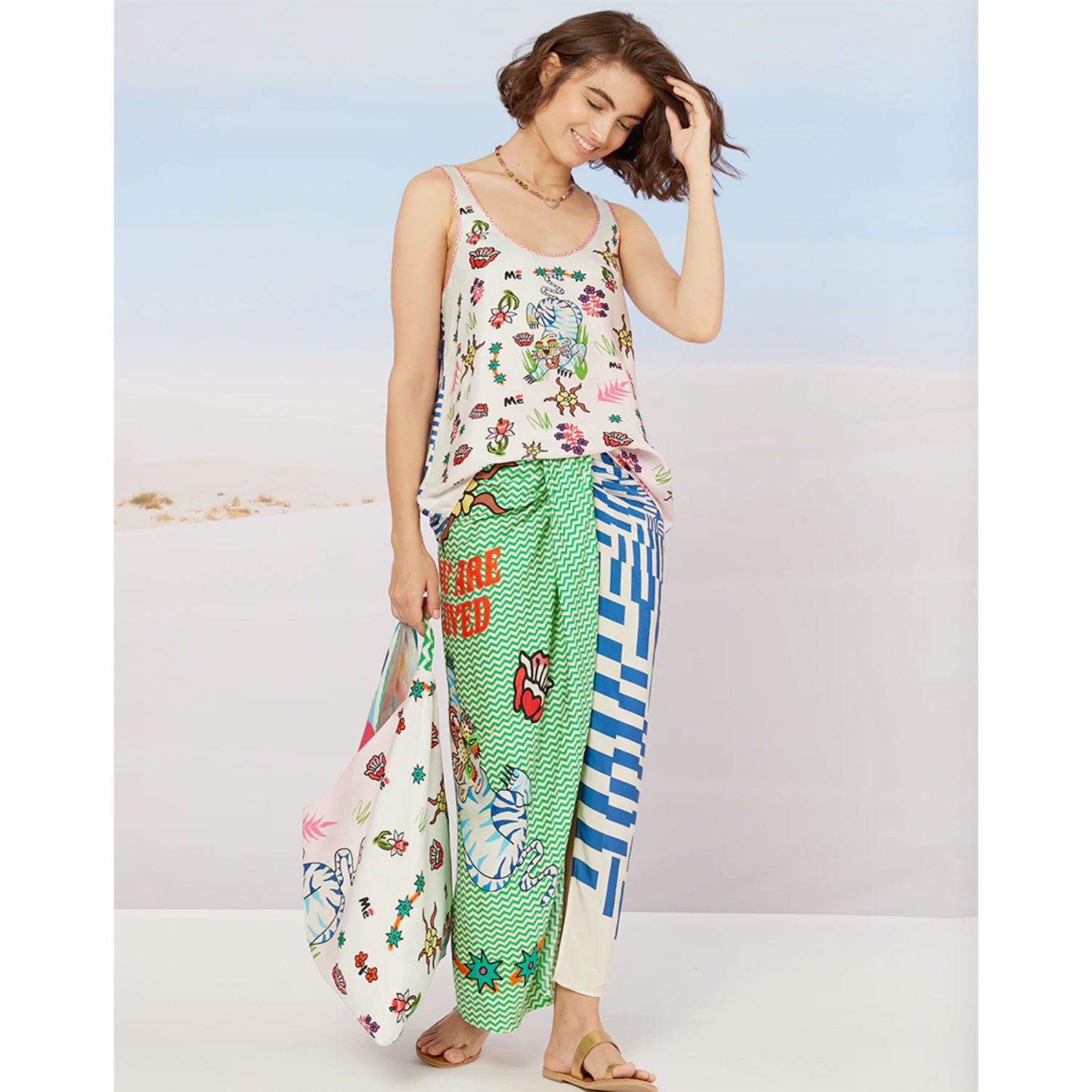 Me369 Vida Tank Top Tiger