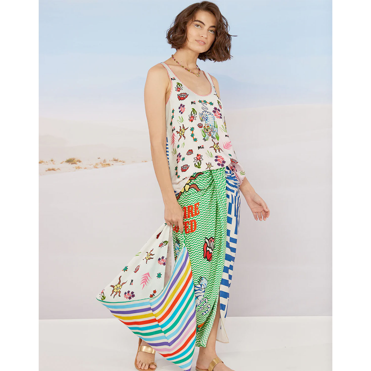 Me369 Vida Tank Top Tiger