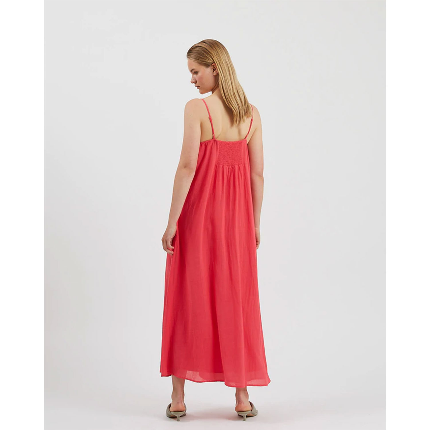 Minimum Vikilina Minimum Kleid pink Model hinten