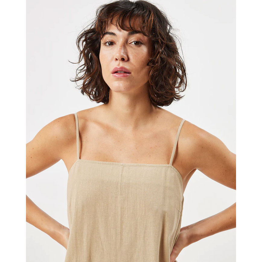 Minimum Vikilino Minimum Kleid Beige Detail