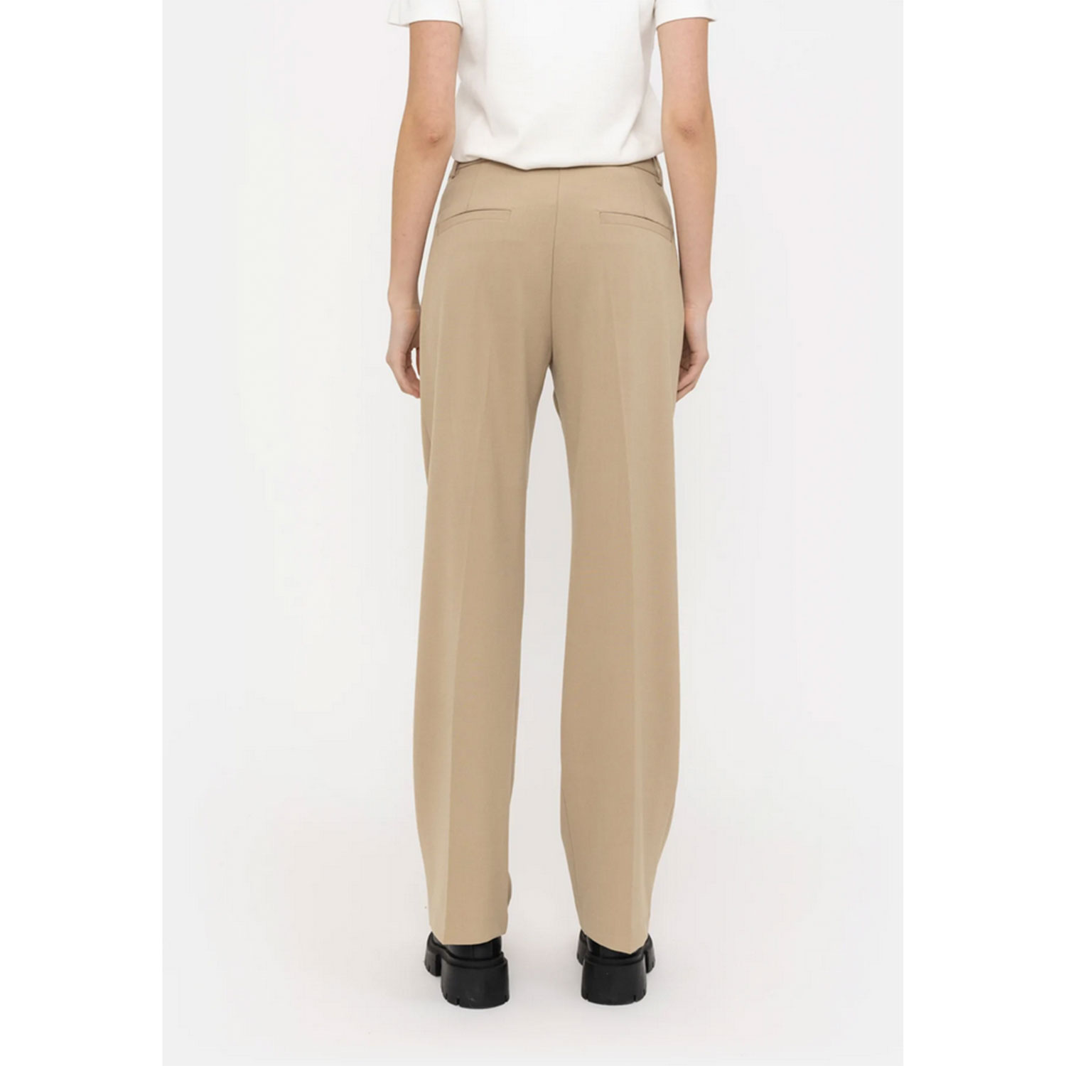 Soft Rebels Vilja Soft Rebels Hose Beige Model hinten