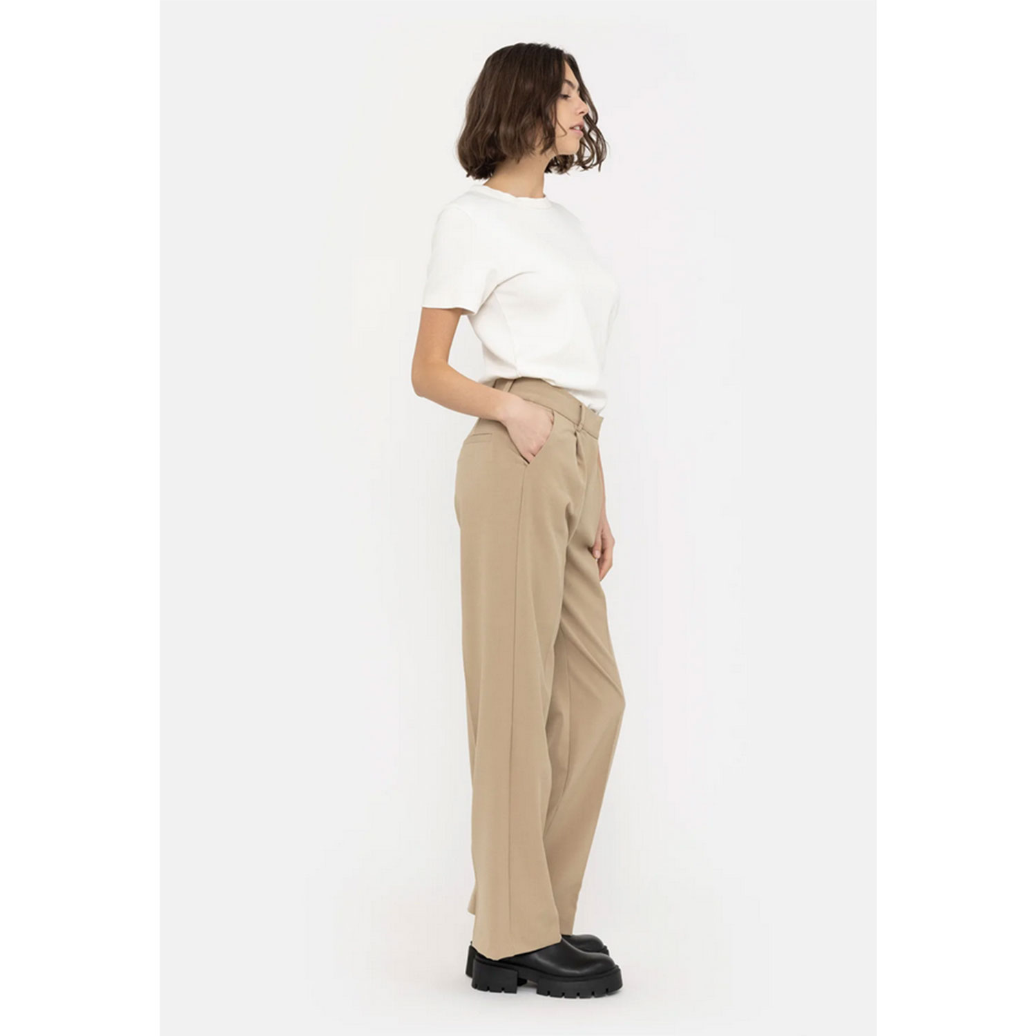 Soft Rebels Vilja Soft Rebels Hose Beige Model seite