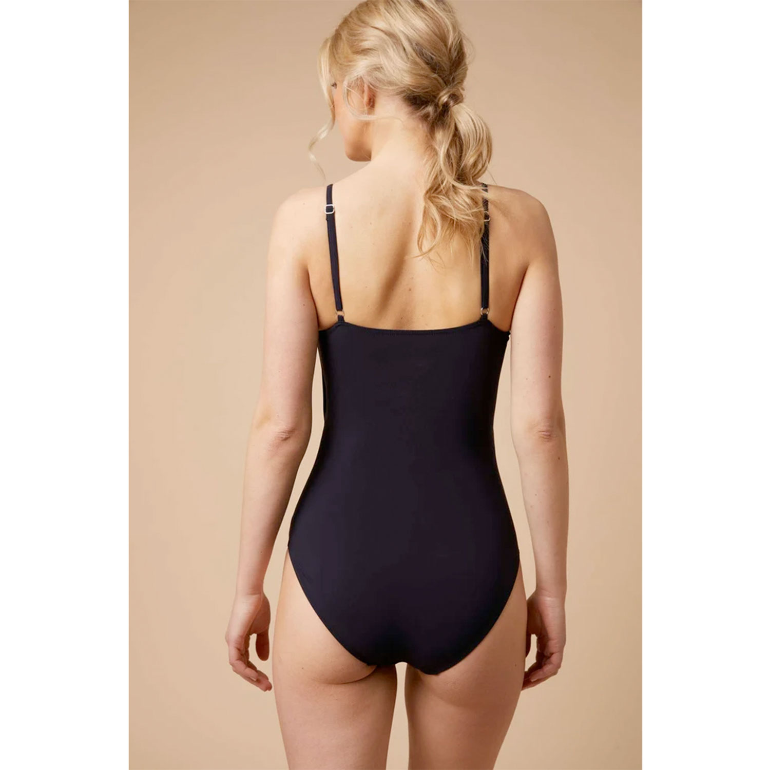 Paula Vineyard Frill Badekleid Dark Blue