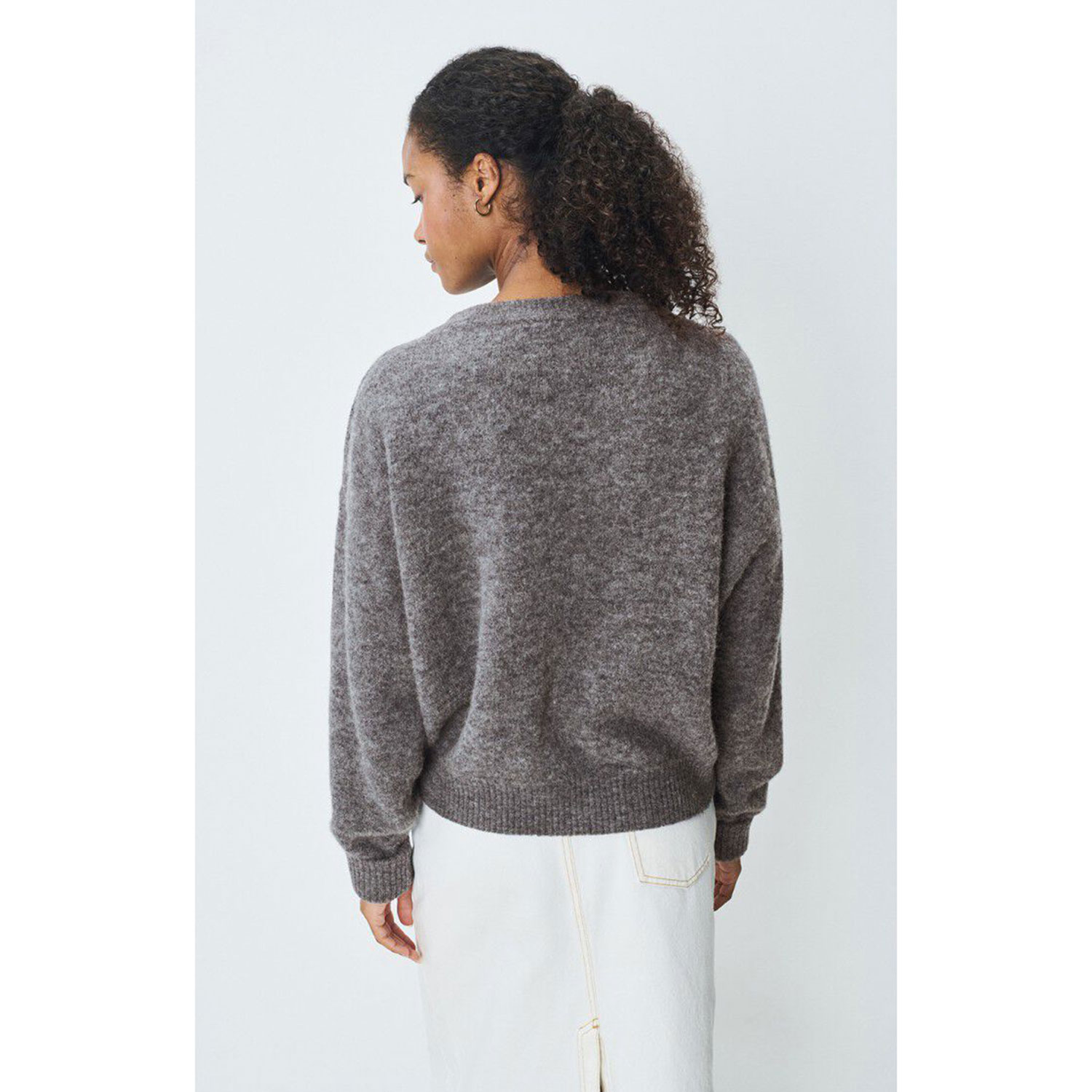 American Vintage Vitow Pullover Steel Melange