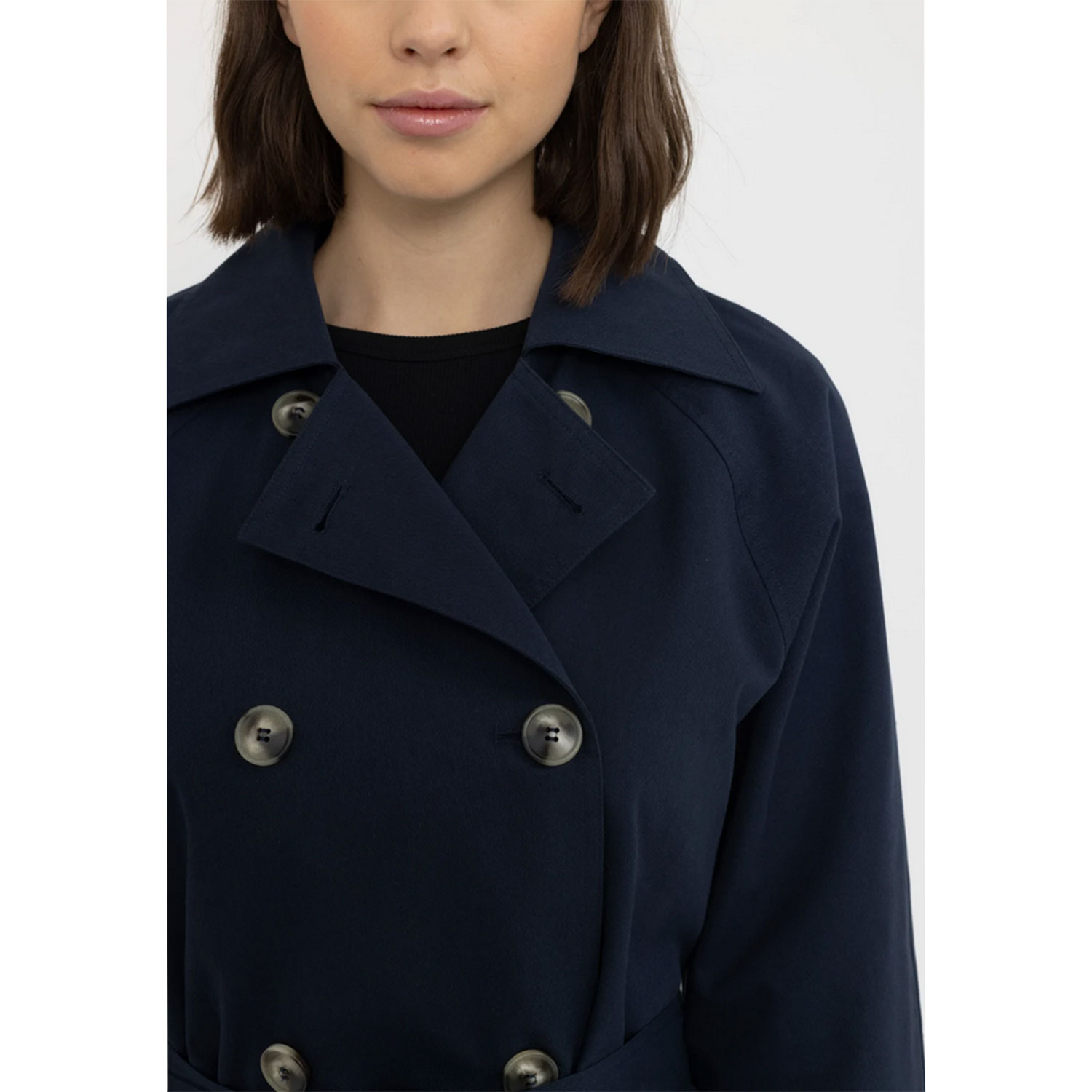 Soft Rebels Vivianne Trenchcoat Mantel Total Eclipse