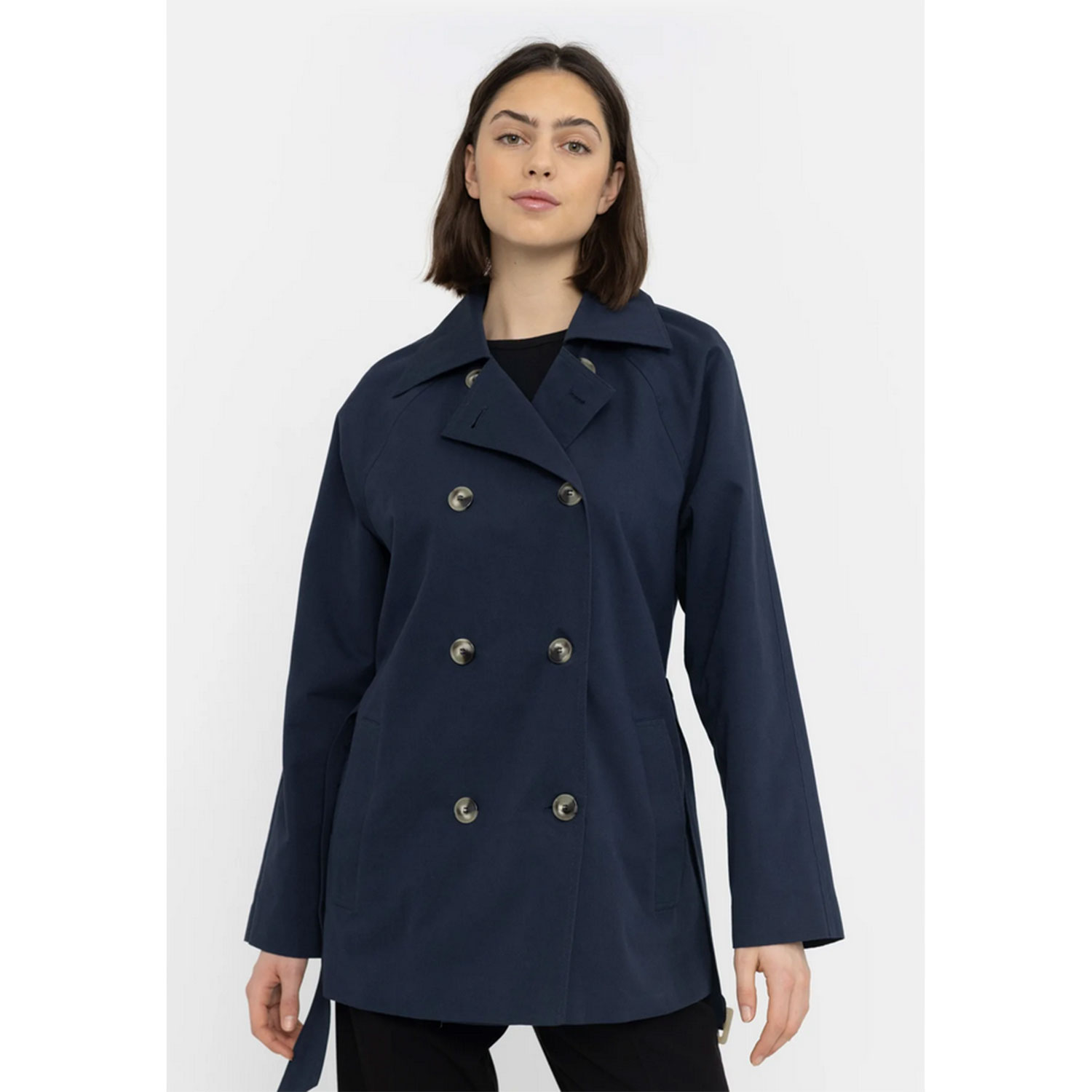 Soft Rebels Vivianne Trenchcoat Mantel Total Eclipse