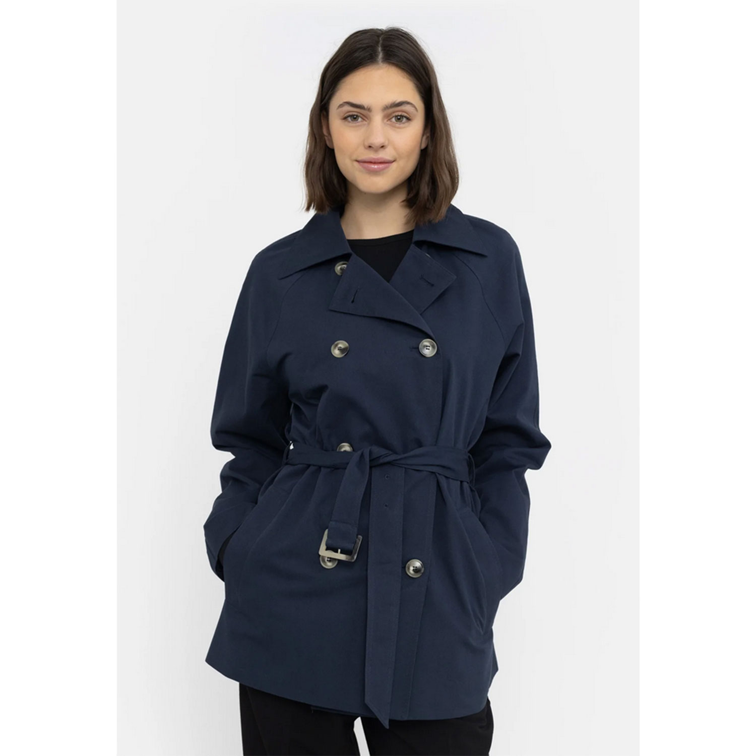 Soft Rebels Vivianne Trenchcoat Mantel Total Eclipse