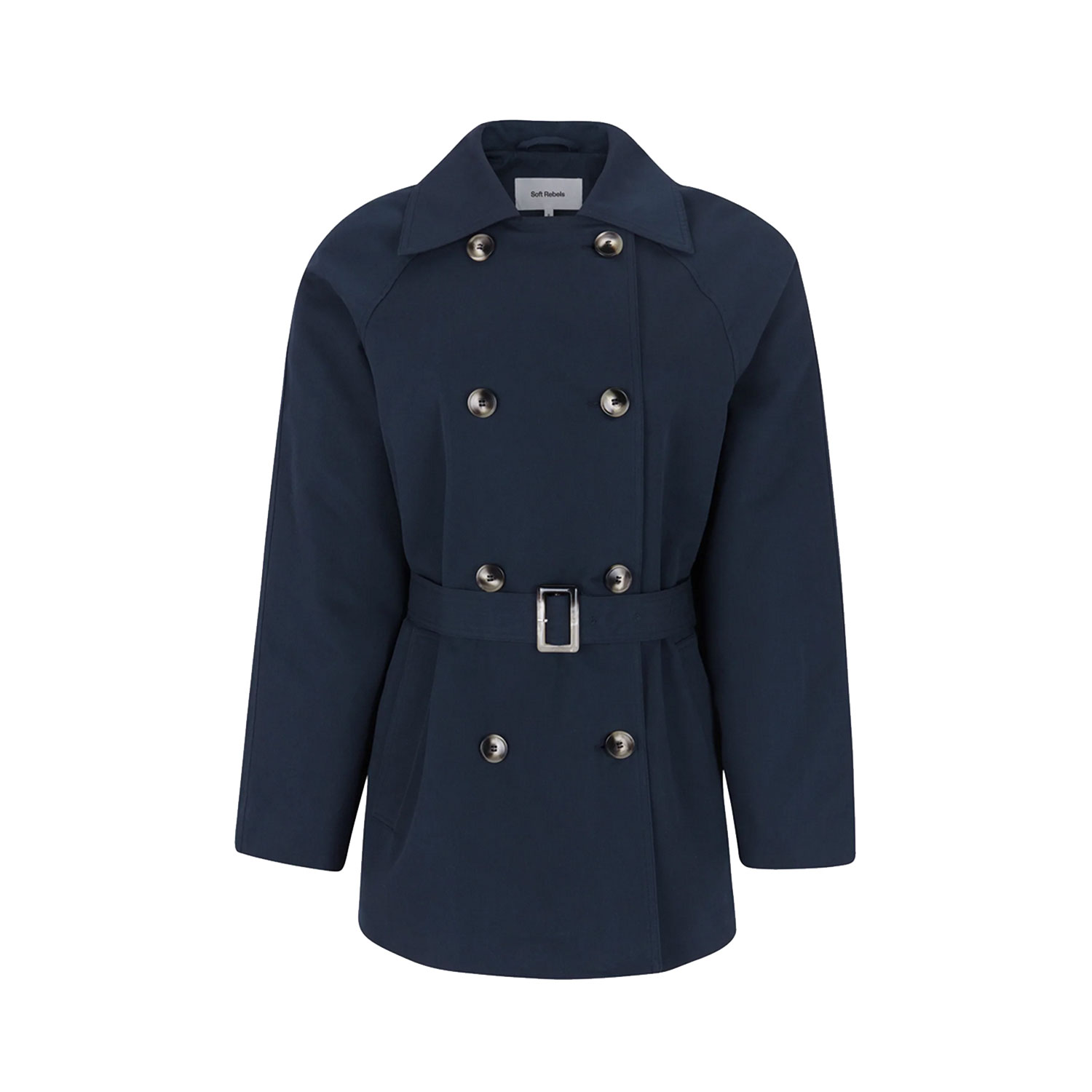 Soft Rebels Vivianne Trenchcoat Mantel Total Eclipse