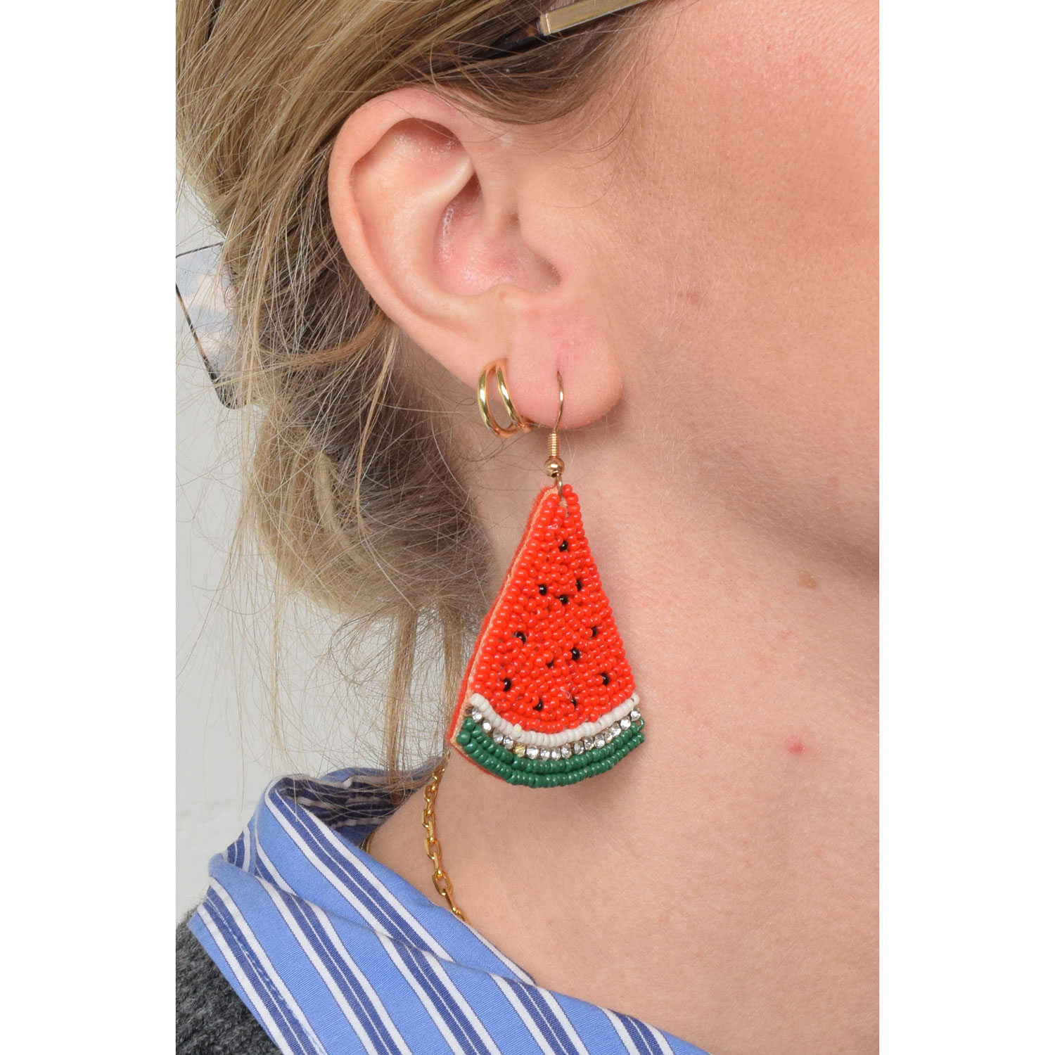 La Garçonne Bijoux Watermelon Ohrringe