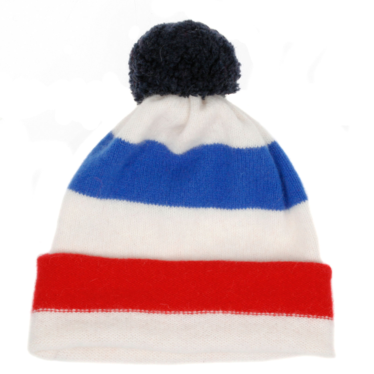 La Garçonne Accessoires Wollmütze Blau Rot Weiss