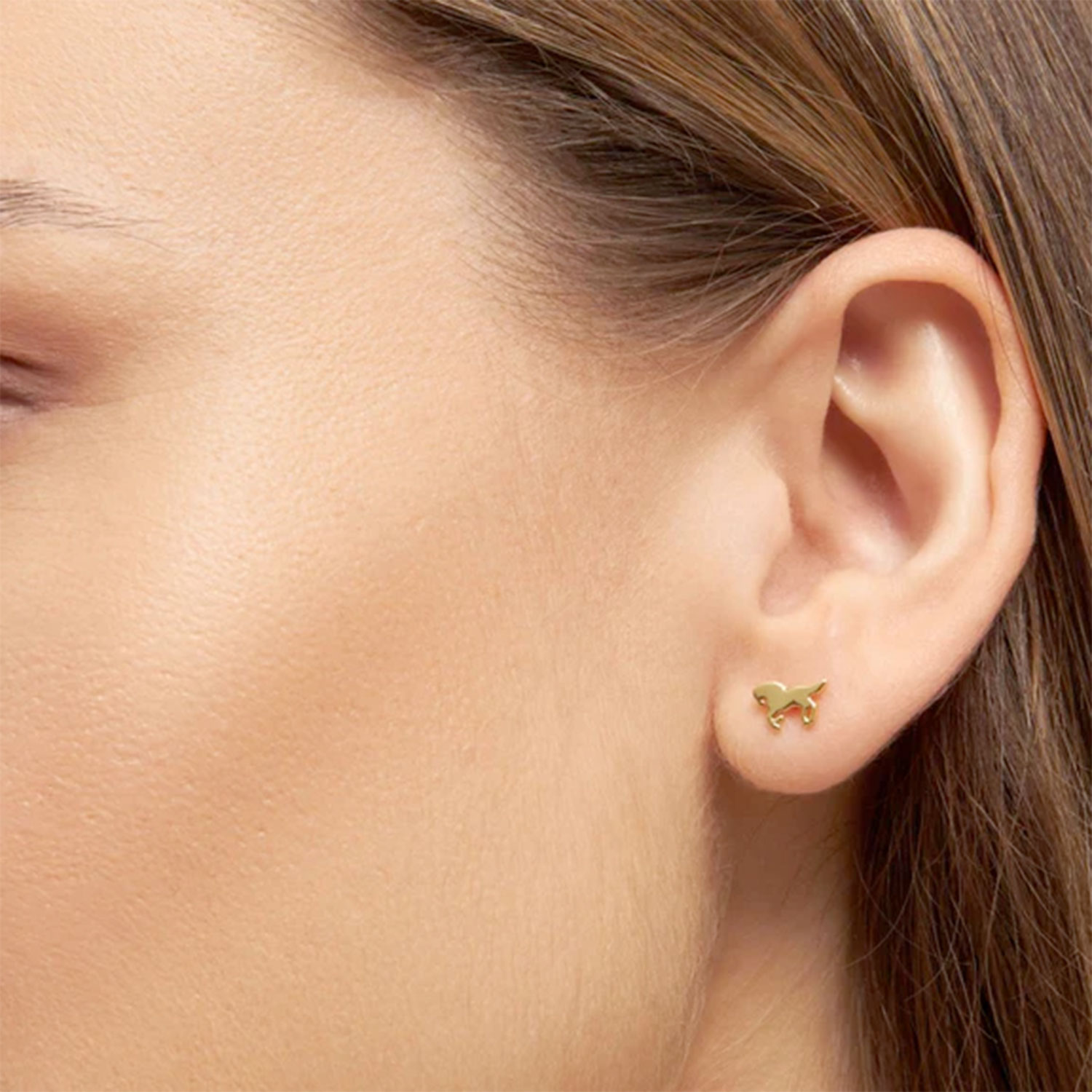 Lulu Copenhagen Wild Horse Ohrstecker Vergoldet