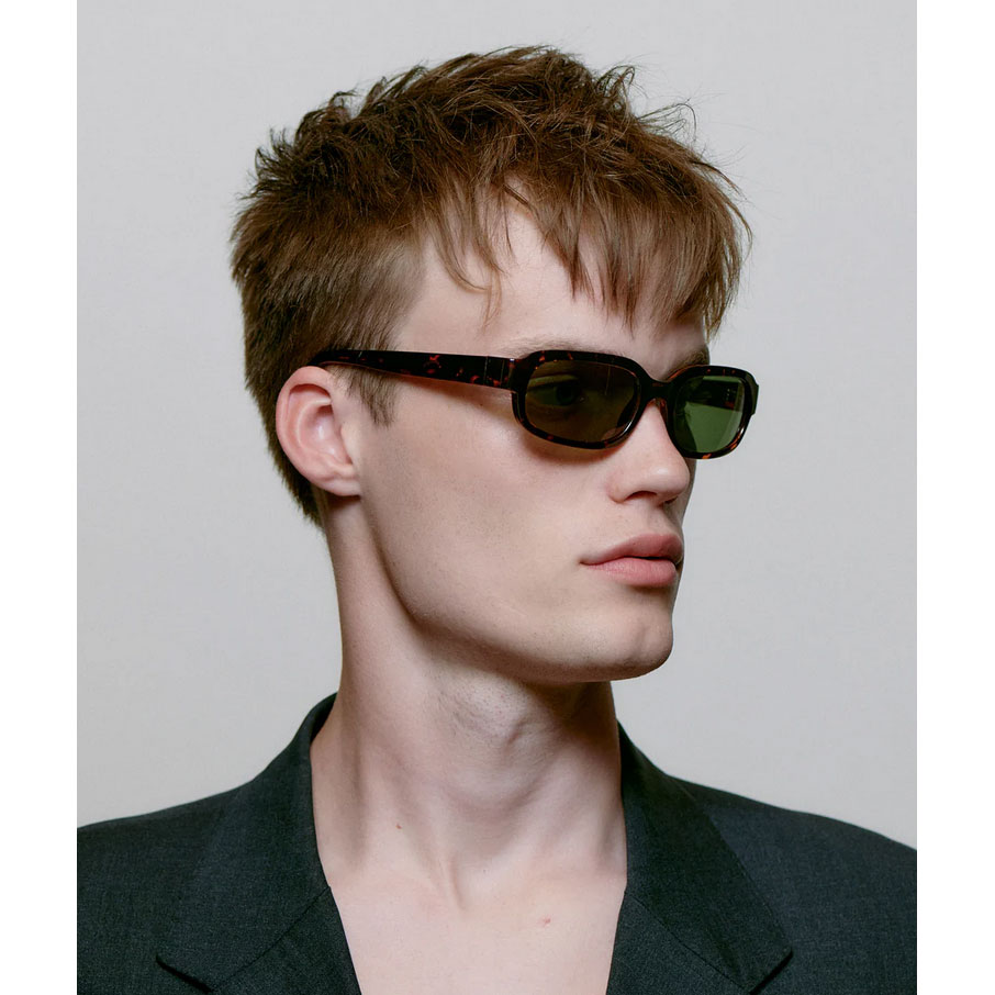 A.Kjaerbede Will A.Kjaerbede Sonnenbrille Braun meliert Model seite