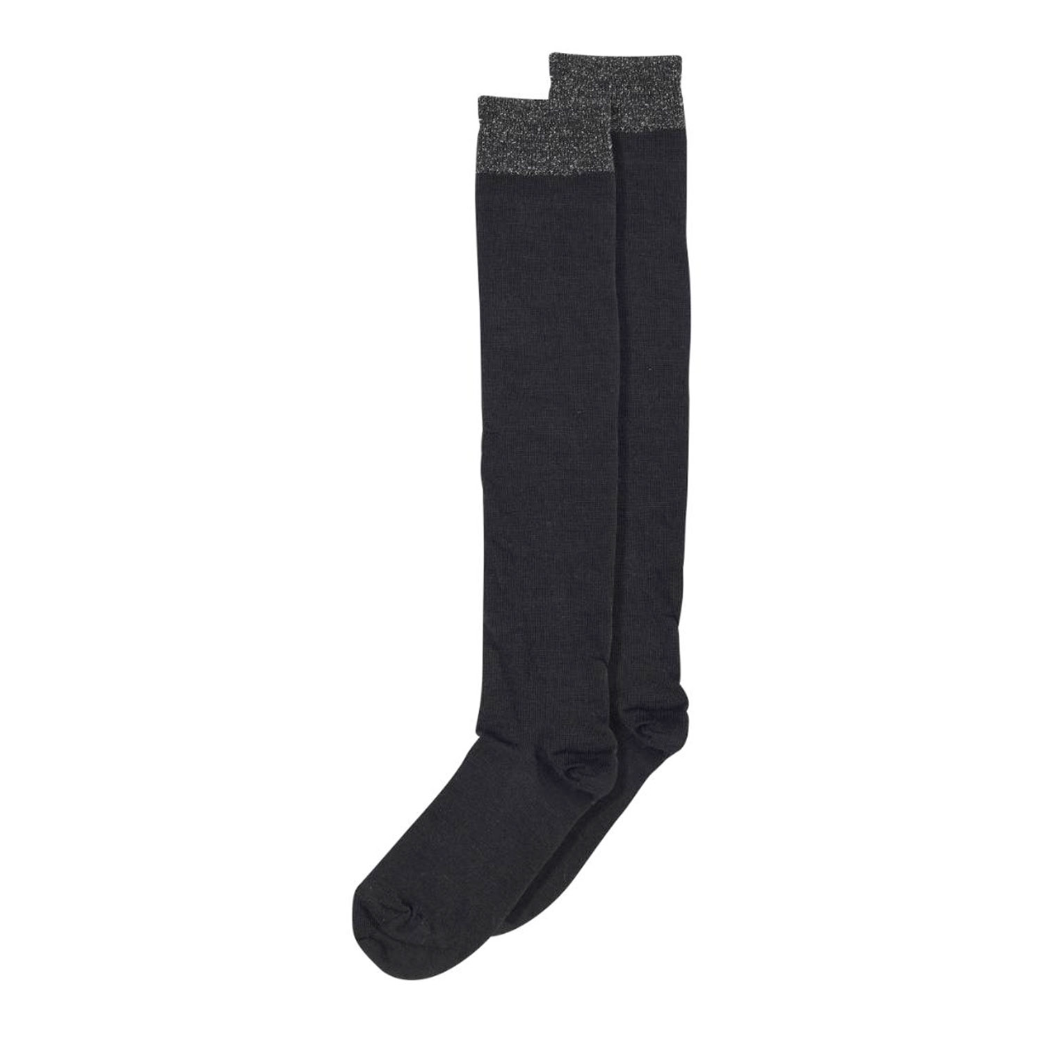 MP Denmark Wolle/Seide Kniesocken Black