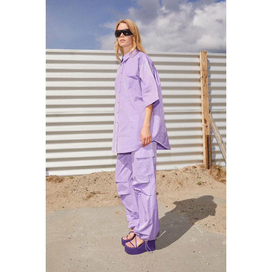 Oval Square Work Hose Digital Lavender